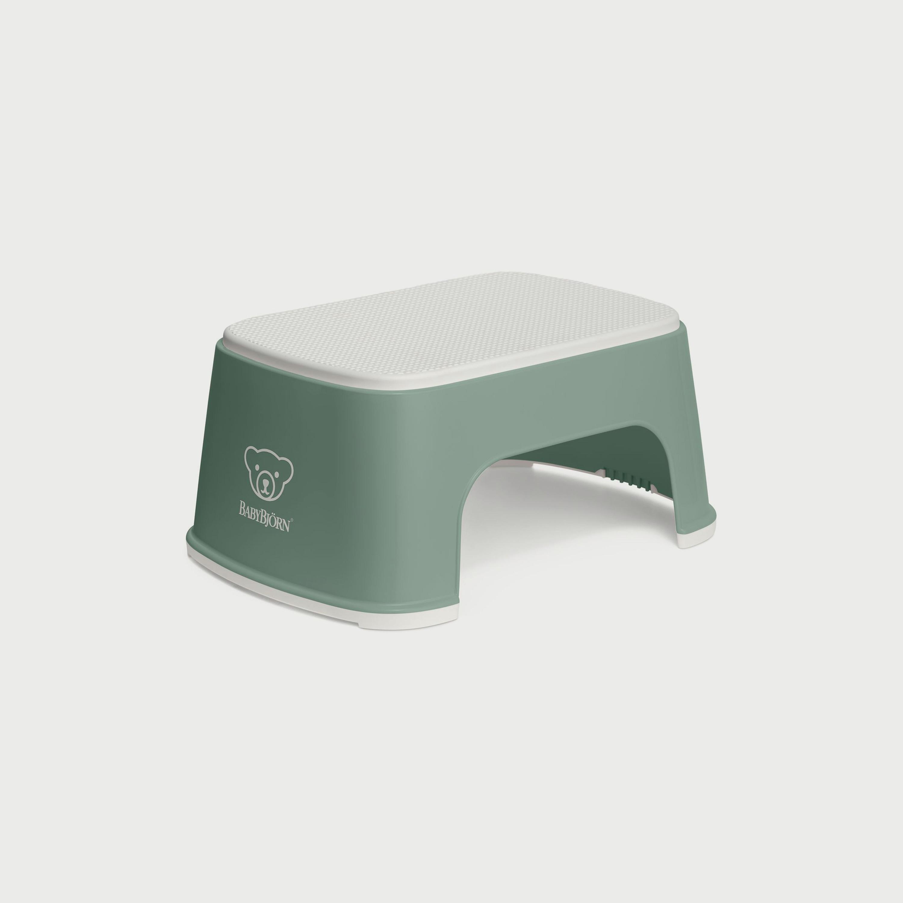 Babybjorn Step Stool, Deep Green/White-baby-diapering-pottytraining-image-1