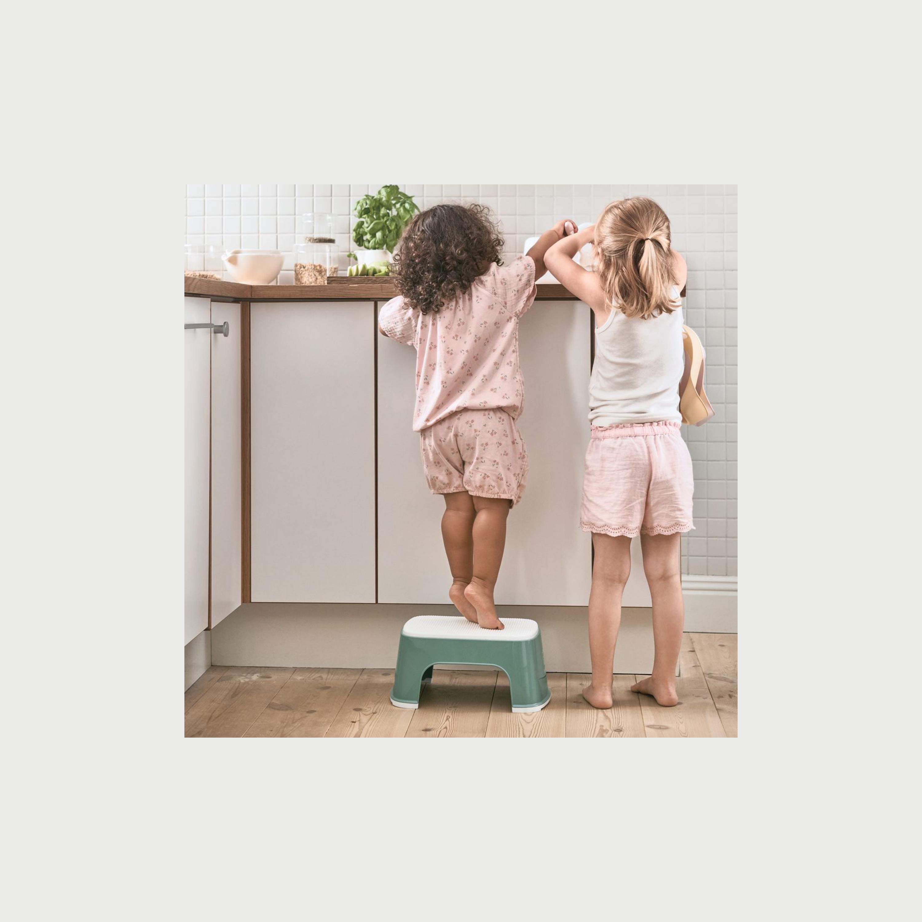 Babybjorn Step Stool, Deep Green/White-baby-diapering-pottytraining-image-5