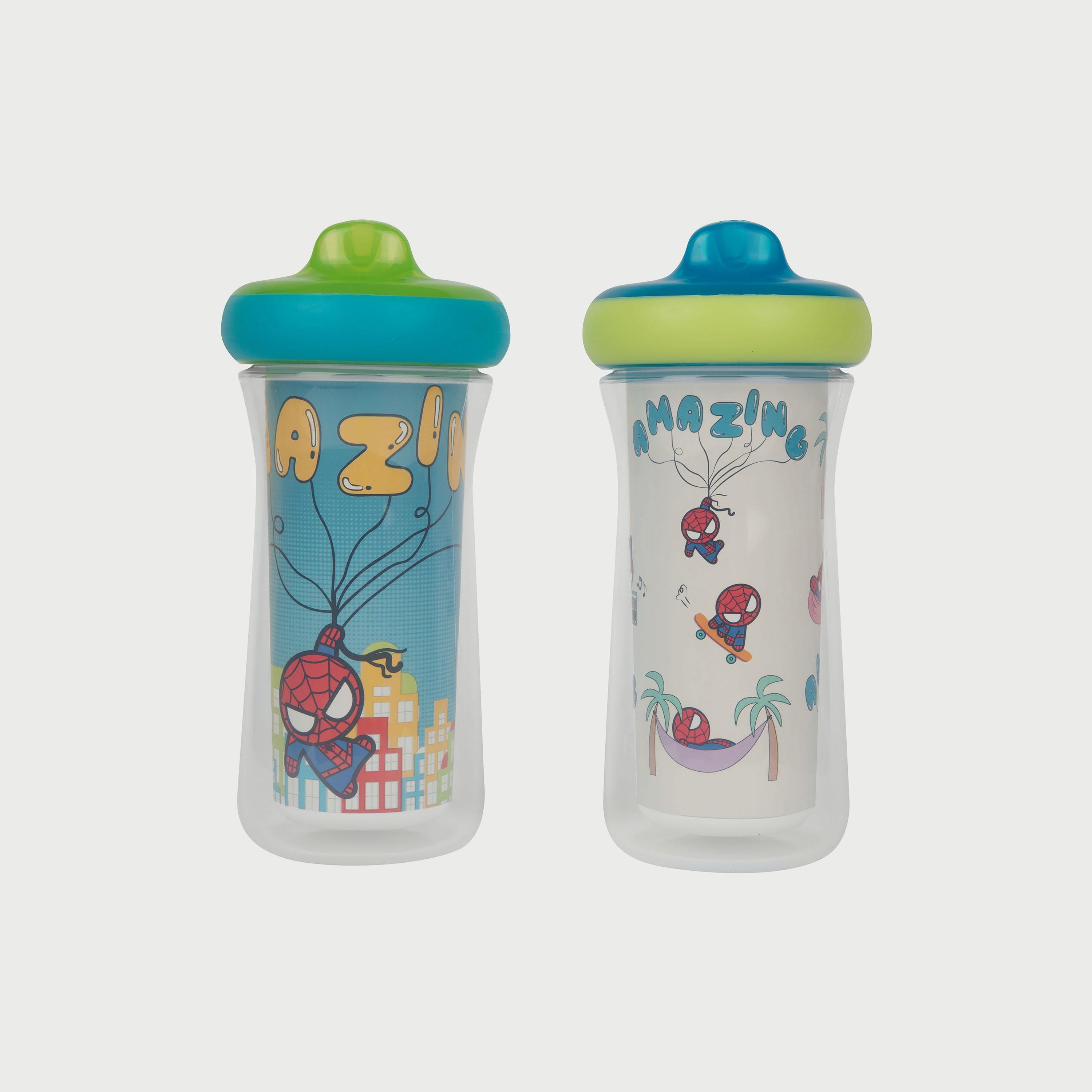 The First Years 2-Piece Marvel Insulated Sippy Cup-baby-feeding-mealtimeessentials-image-1