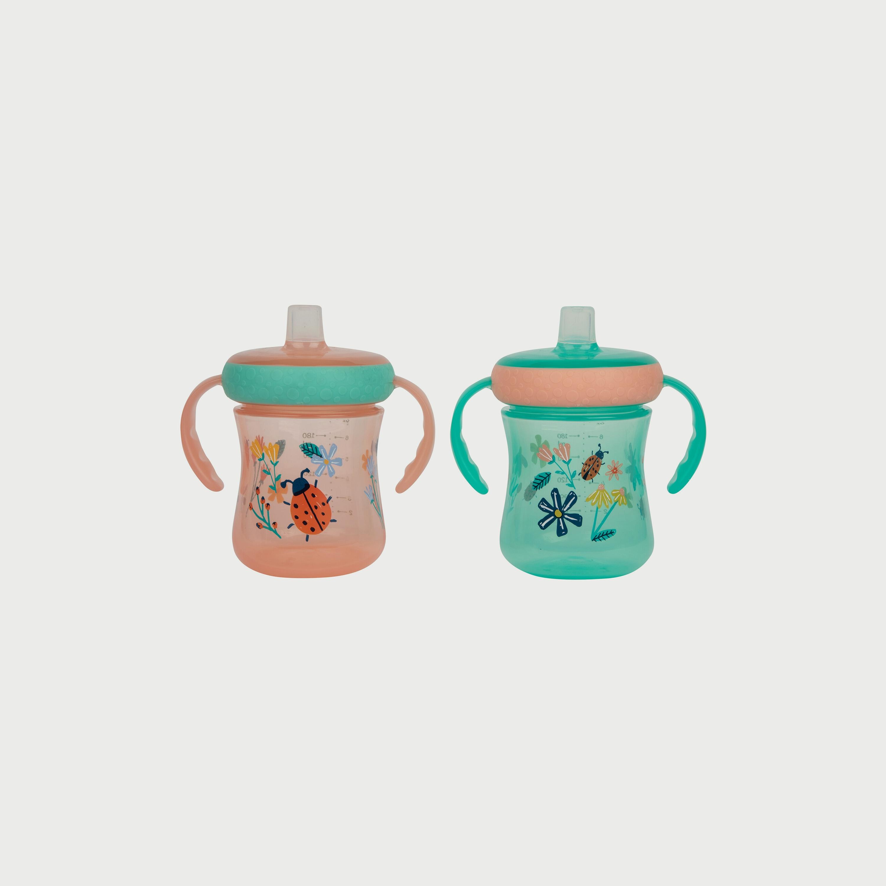 The First Years Soft 2-Piece Spout Trainer Cup-baby-feeding-mealtimeessentials-image-1