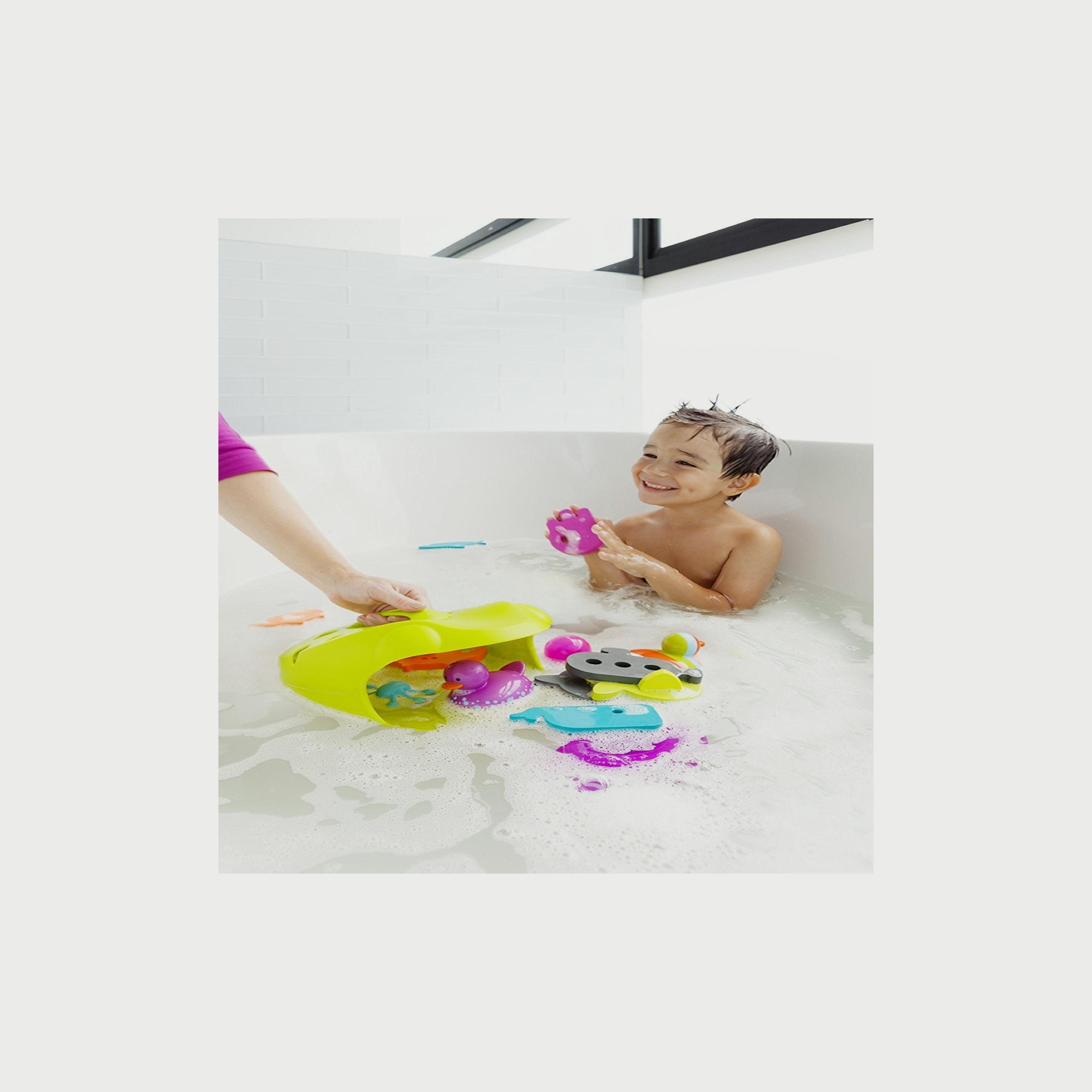 Boon Frog Pod Drain And Storage Bath Toy-baby-nursery-furniture-wardrobesandstorage-image-3