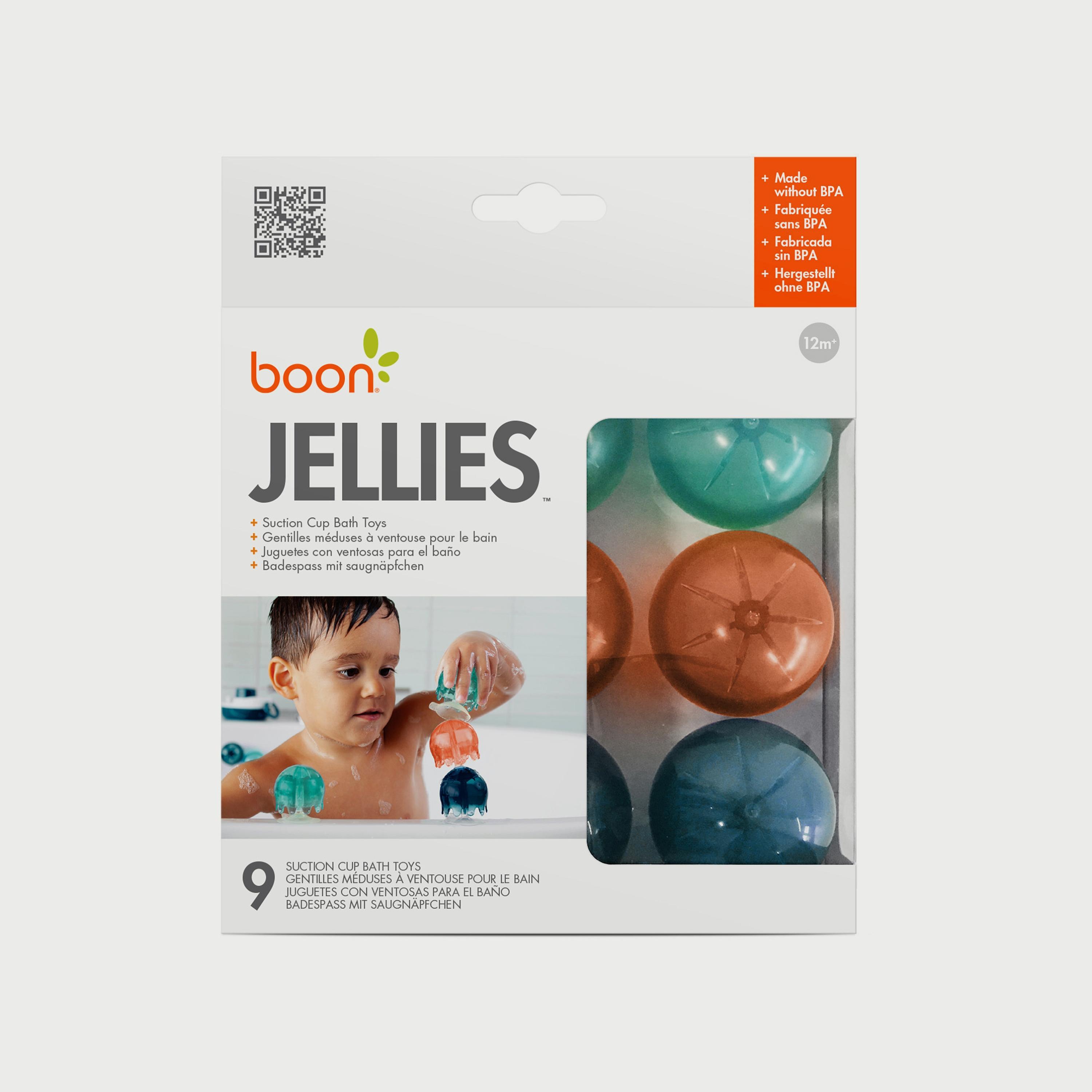 لعبة حمام كوب الشفط جيلليس من بوون, المرجان/أصفر-toys-babyandtoddlertoys-bathtoys-image-1