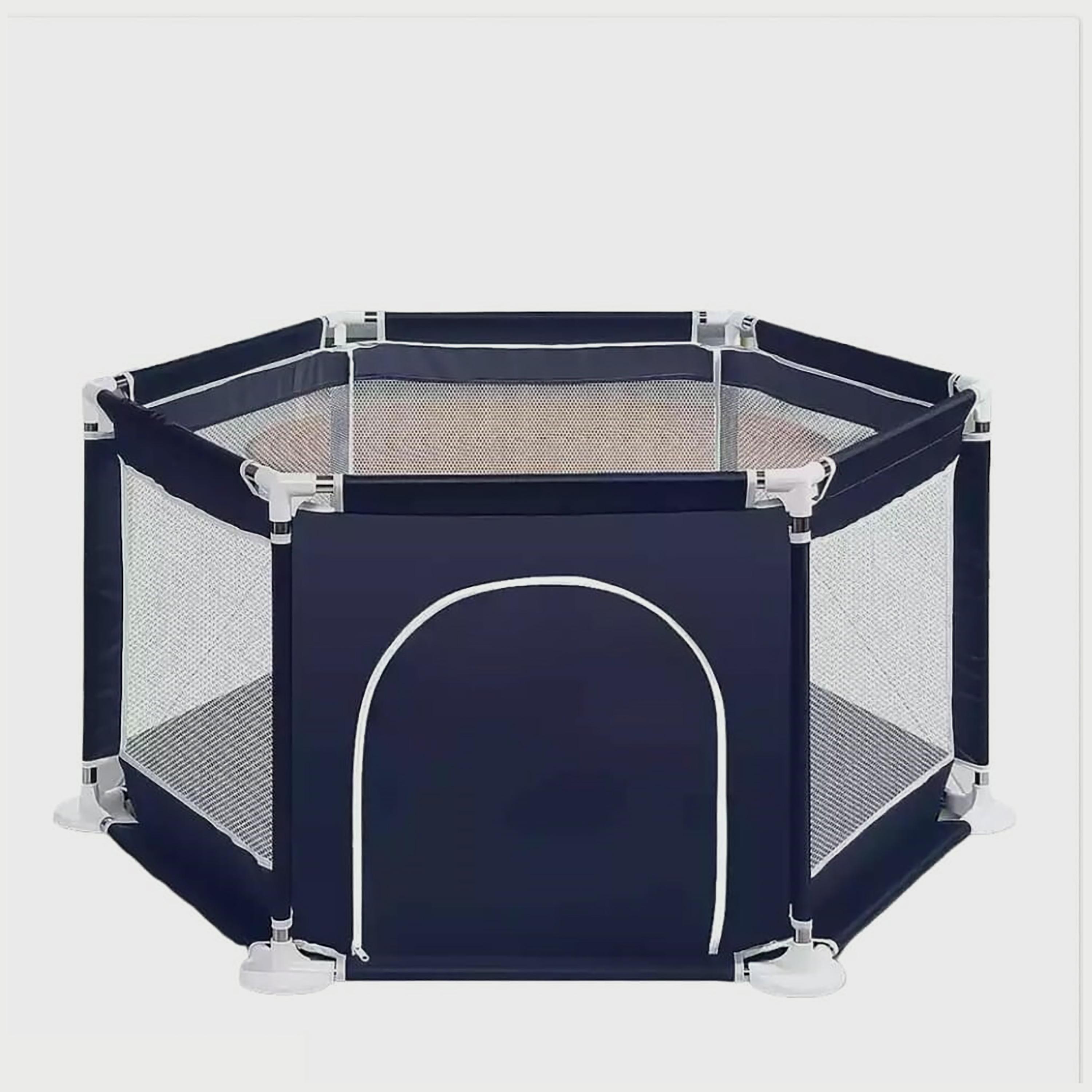 Pikkaboo MyFunPlay Portable Playpen with 30 Free balls, Navy Blue-baby-infantactivity-playpensandplaymats-image-1