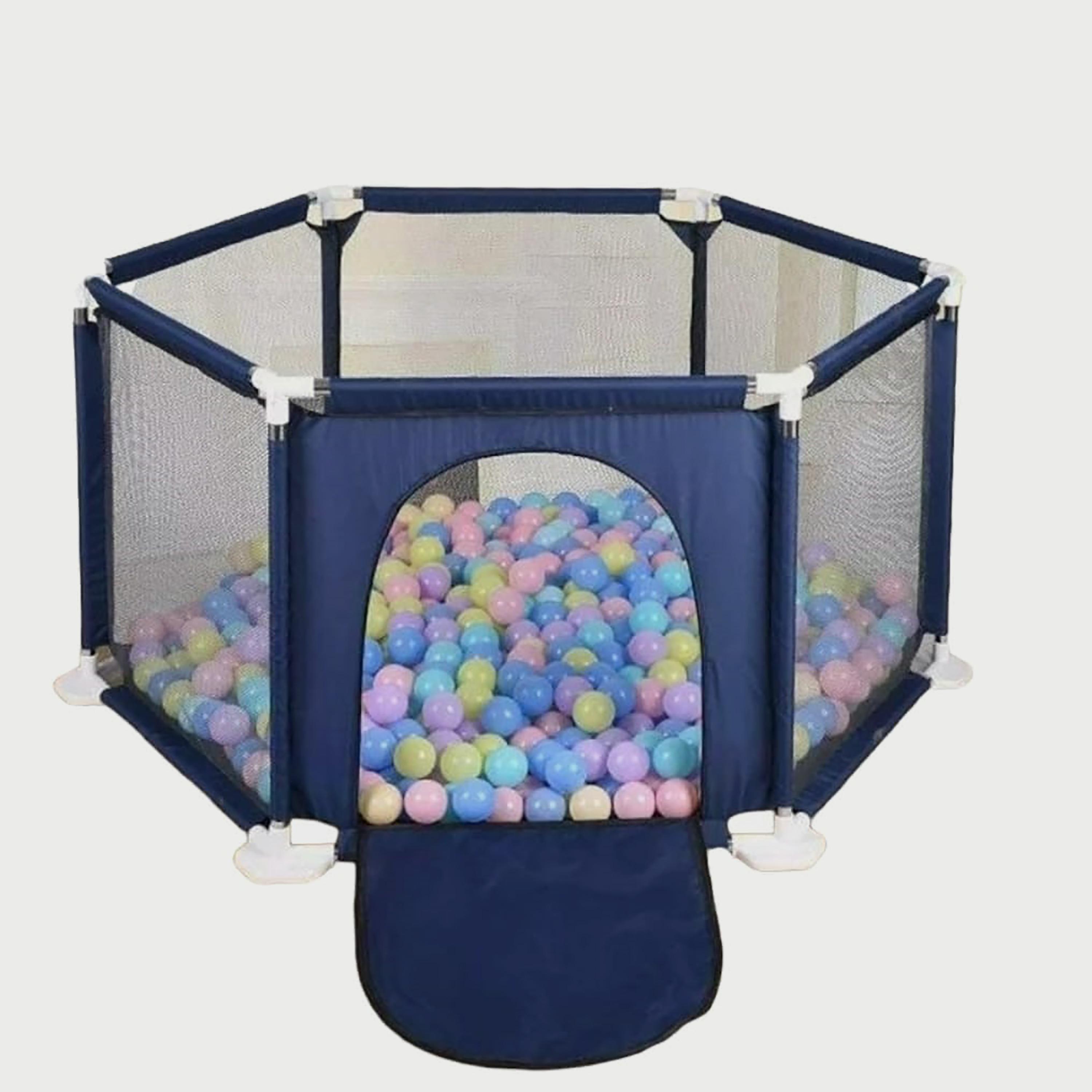 Pikkaboo MyFunPlay Portable Playpen with 30 Free balls, Navy Blue-baby-infantactivity-playpensandplaymats-image-11