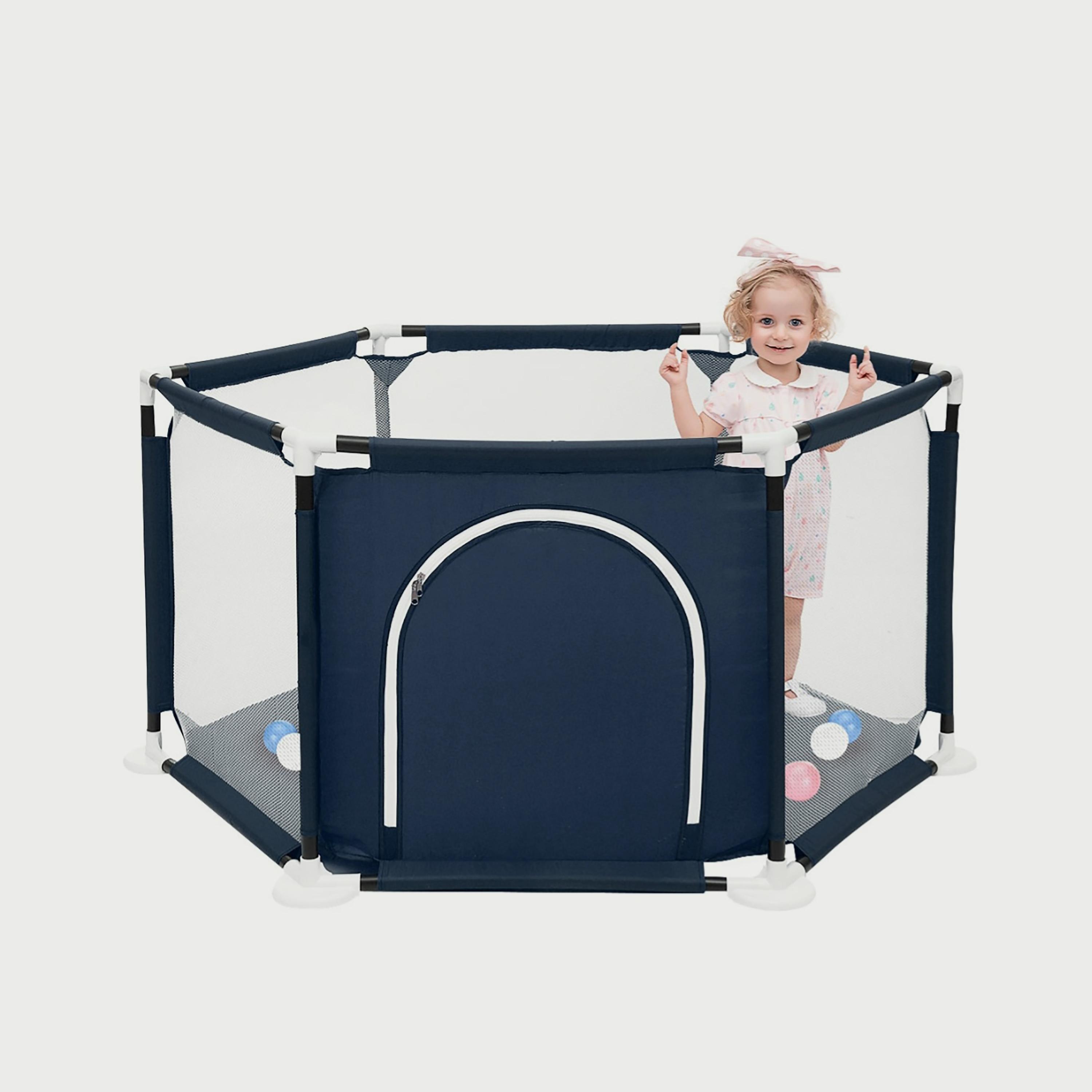 Pikkaboo MyFunPlay Portable Playpen with 30 Free balls, Navy Blue-baby-infantactivity-playpensandplaymats-image-12