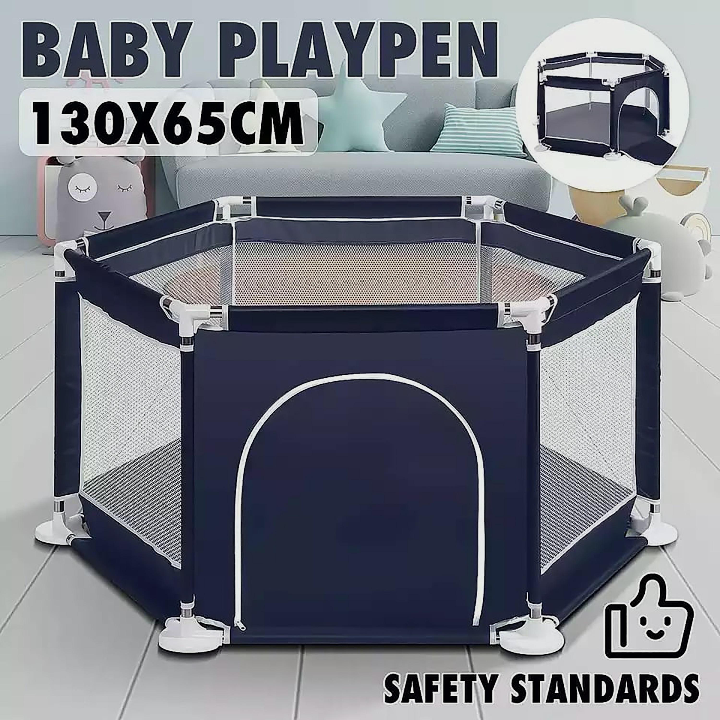Pikkaboo MyFunPlay Portable Playpen with 30 Free balls, Navy Blue-baby-infantactivity-playpensandplaymats-image-9