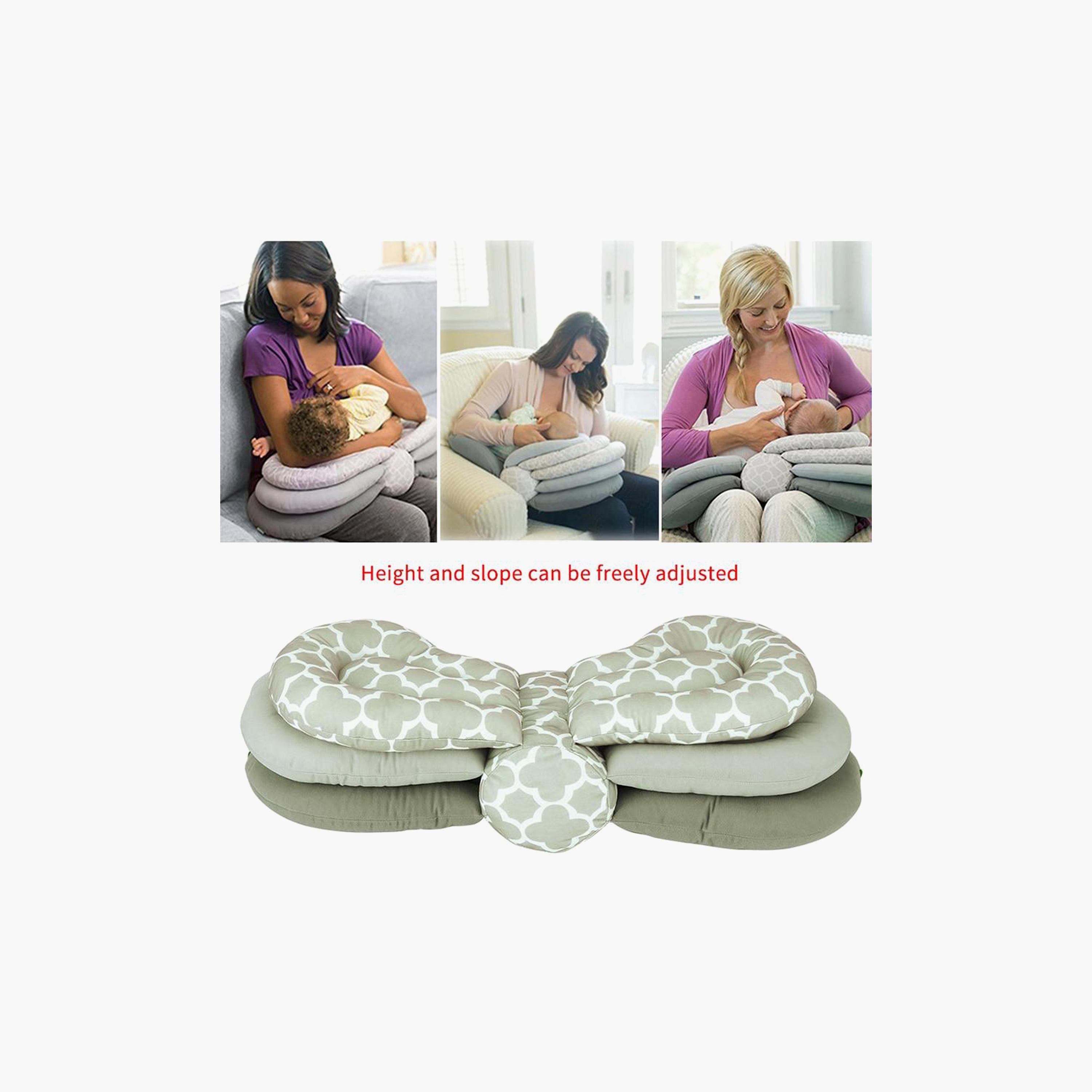 Adjustable store feeding pillow