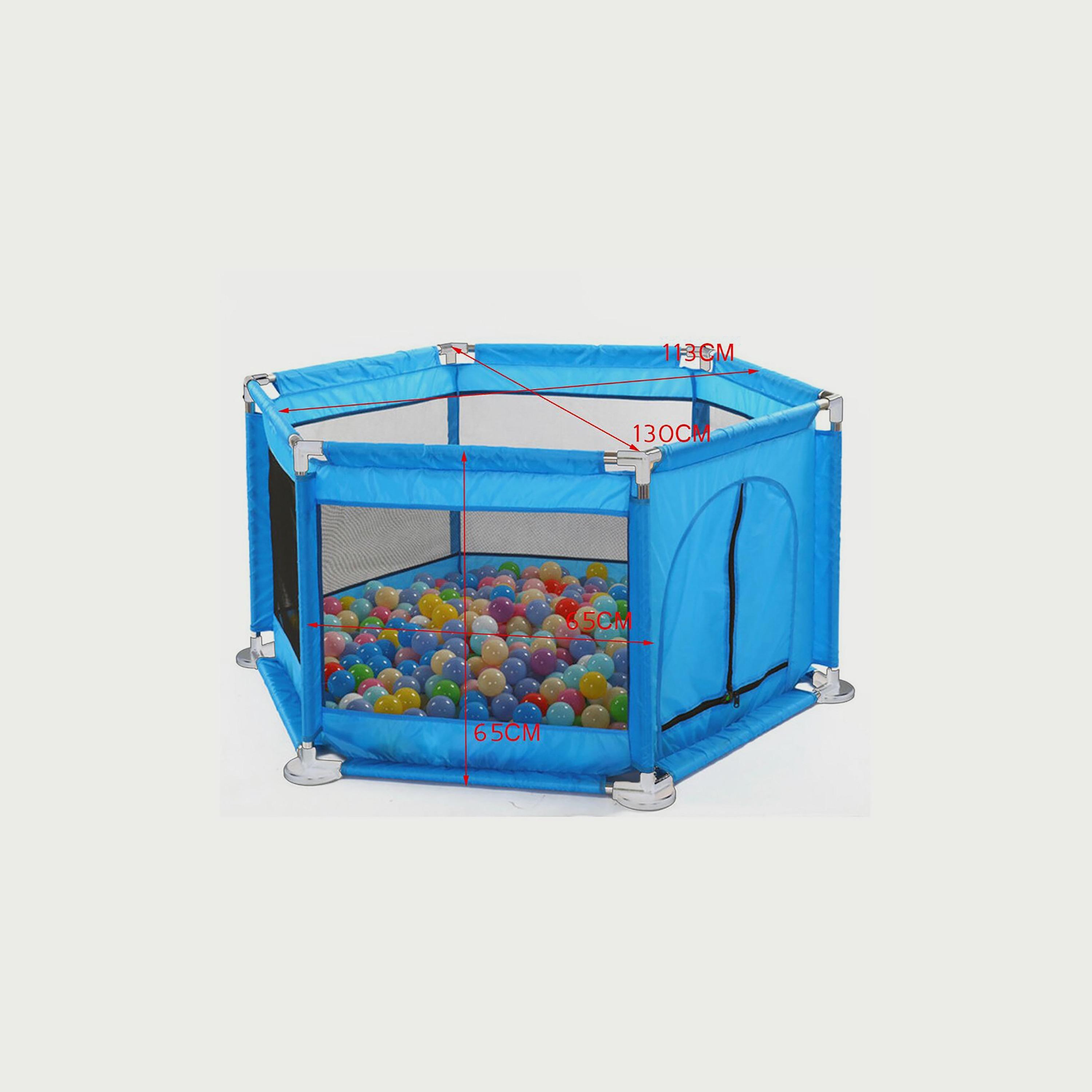 Pikkaboo MyFunPlay Portable Playpen with 30 Free balls, Blue-baby-infantactivity-playpensandplaymats-image-2