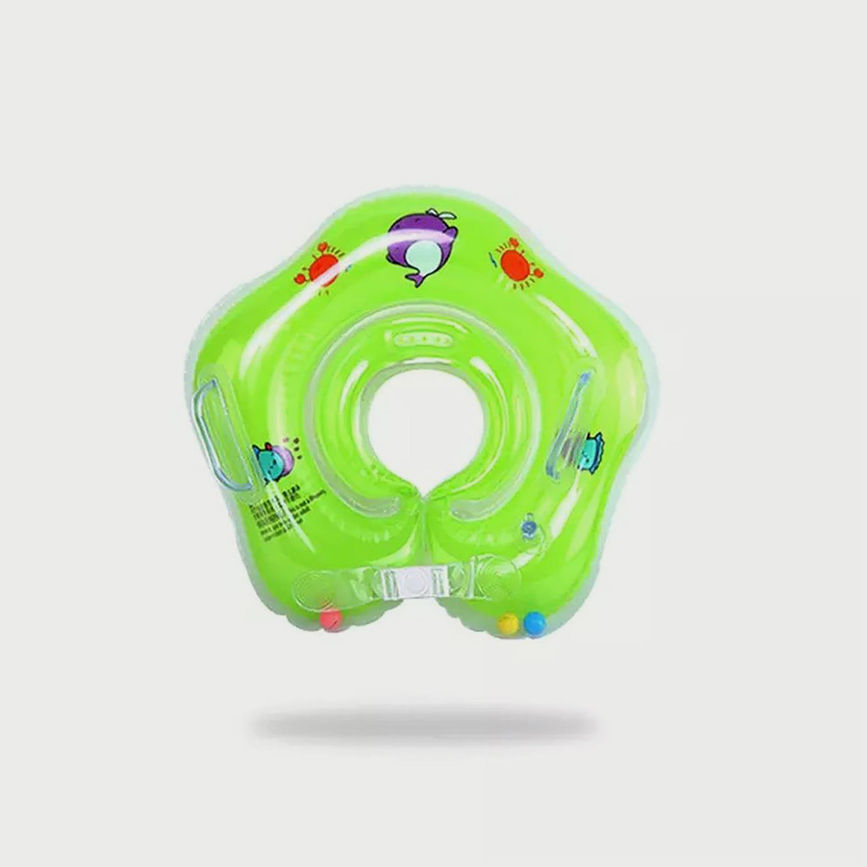 Pikkaboo ISwimSafe Infant Neck Floater, Green-girls-clothing-sportswear-swimwear-image-1