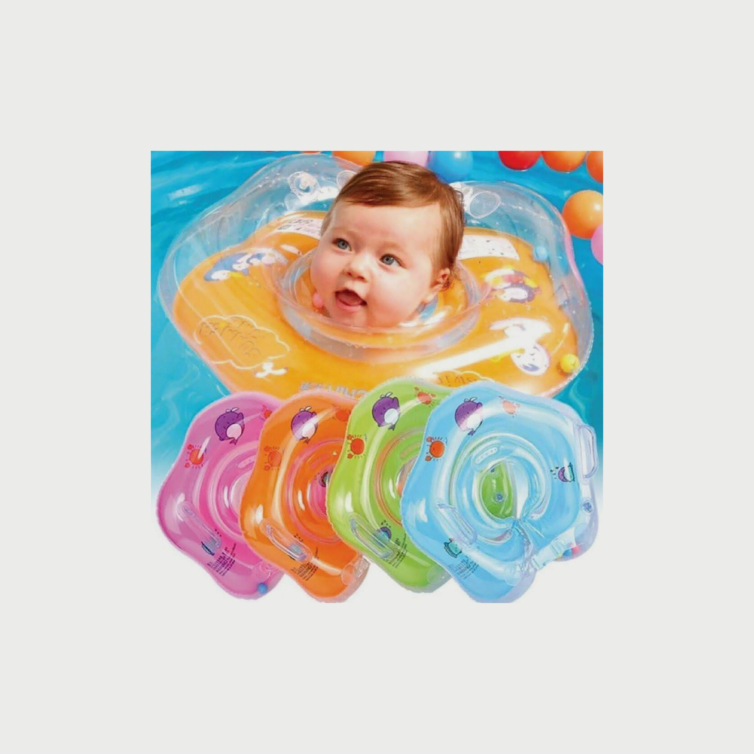 Pikkaboo ISwimSafe Infant Neck Floater, Orange-girls-clothing-sportswear-swimwear-image-3