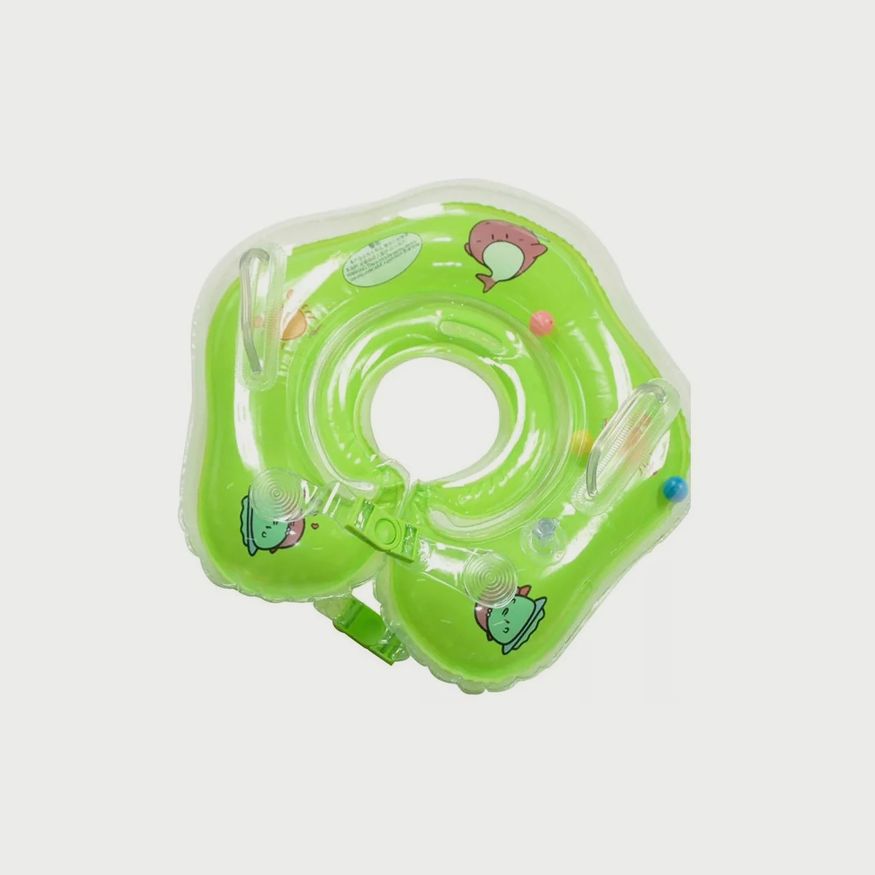 Pikkaboo Iswimsafe Infant Neck Floater, Green-girls-clothing-sportswear-swimwear-image-4