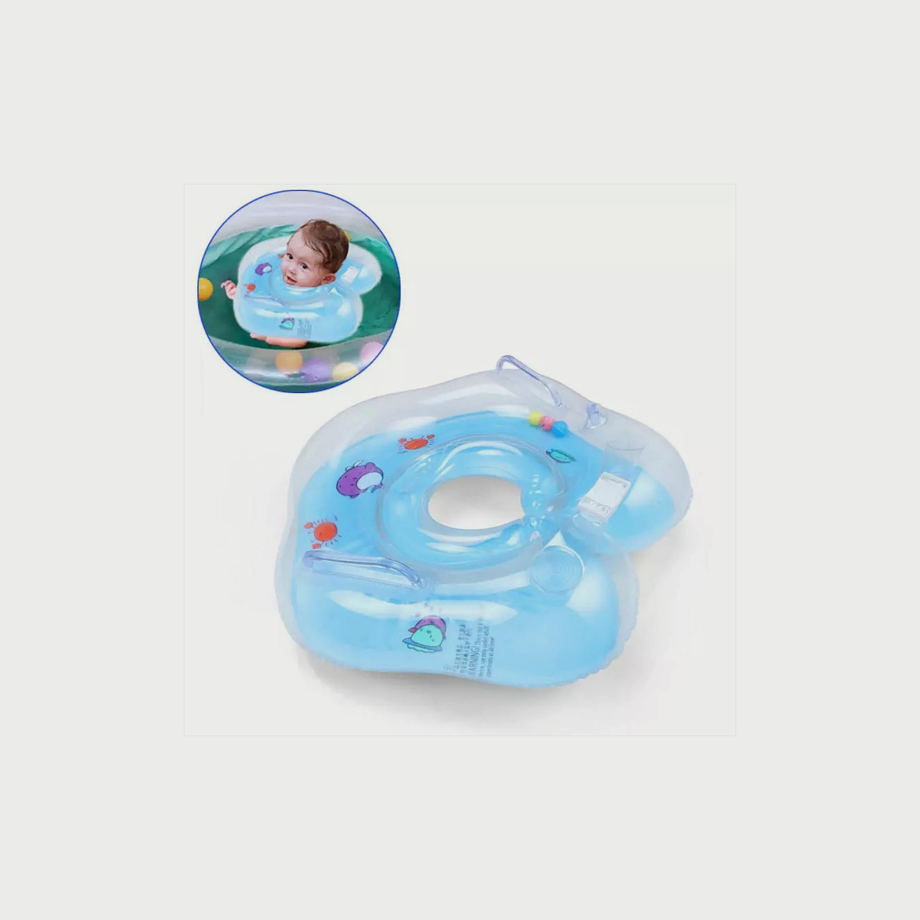 Pikkaboo Iswimsafe Infant Neck Floater, Blue-girls-clothing-sportswear-swimwear-image-3