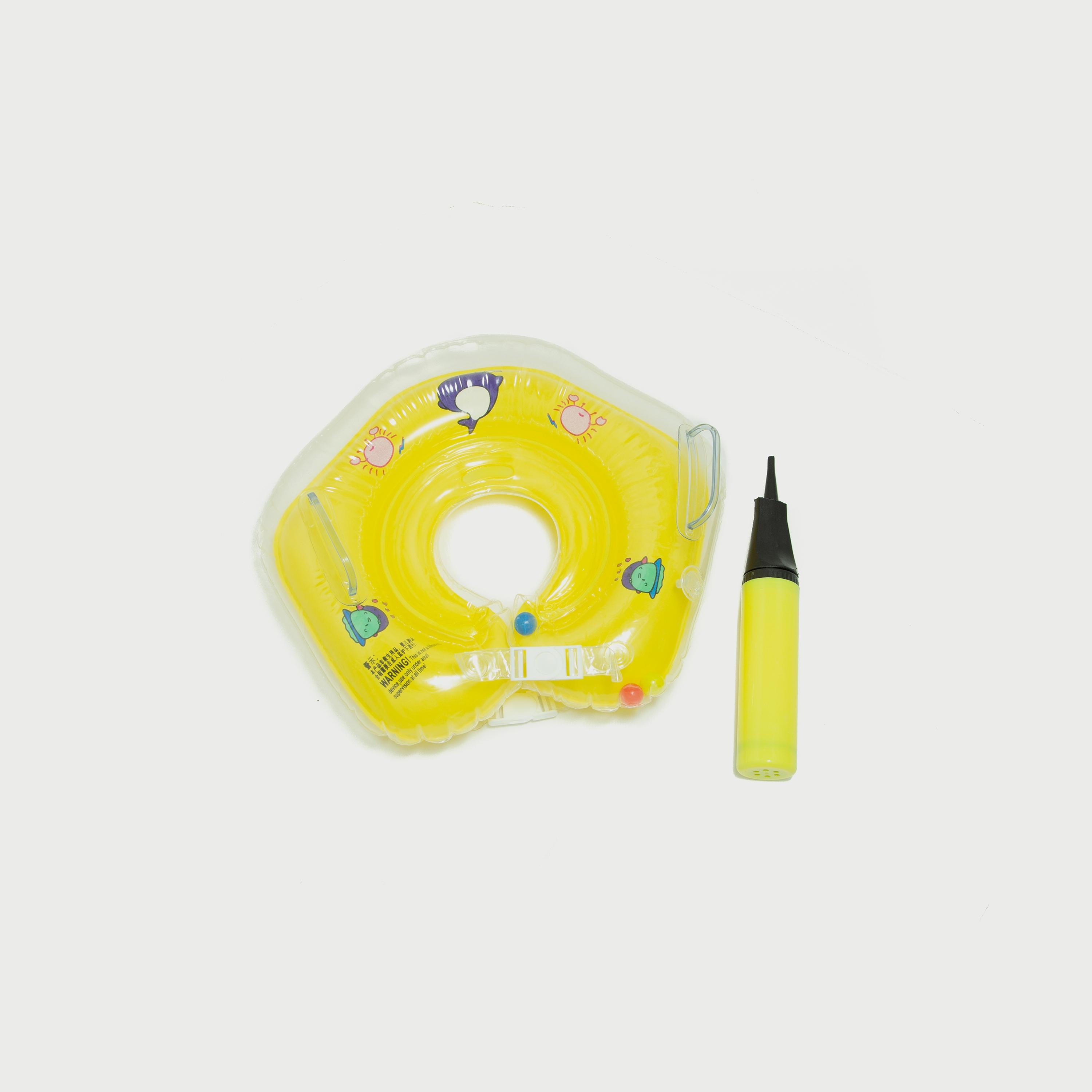Pikkaboo Iswimsafe Infant Neck Floater, Yellow-girls-clothing-sportswear-swimwear-image-1