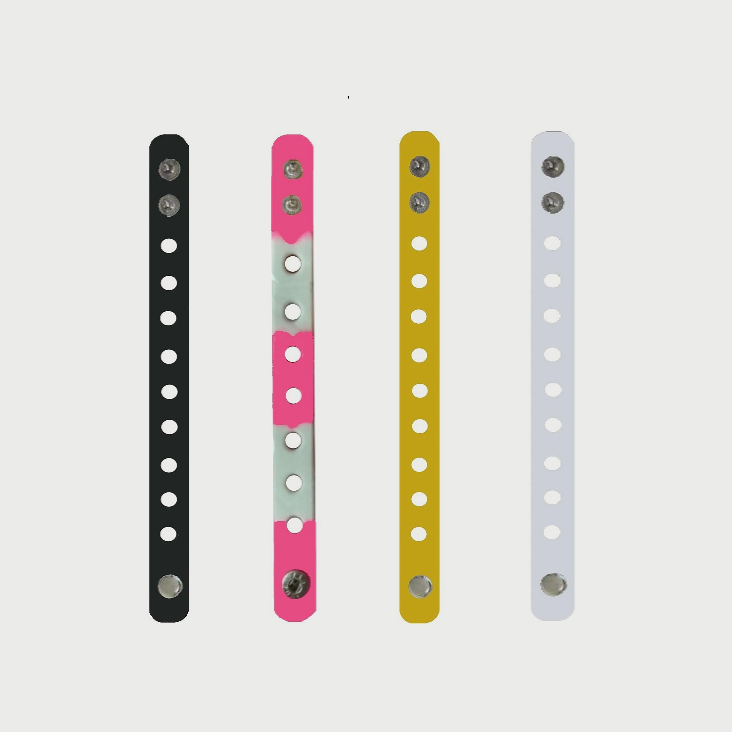 Pikkaboo Rubber Wristband, Pinky-girls-accessories-jewellery-image-2