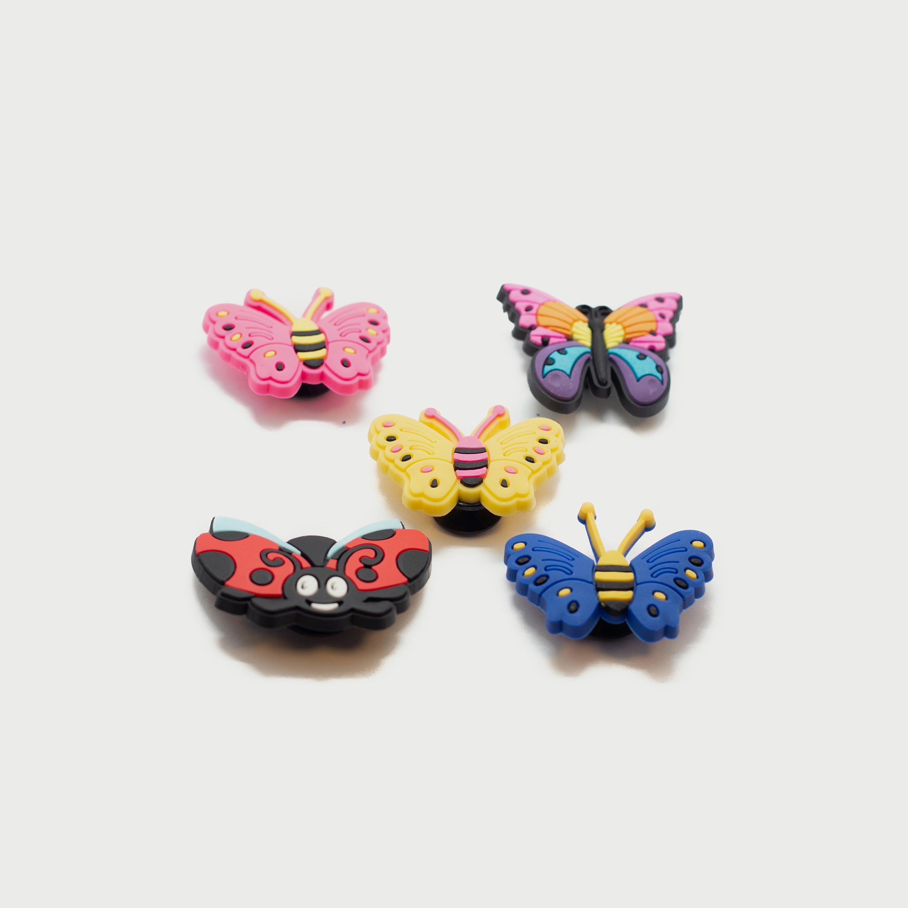 Pikkaboo Crocs Charms, Butterfly-girls-accessories-keyringsandbagcharms-image-2