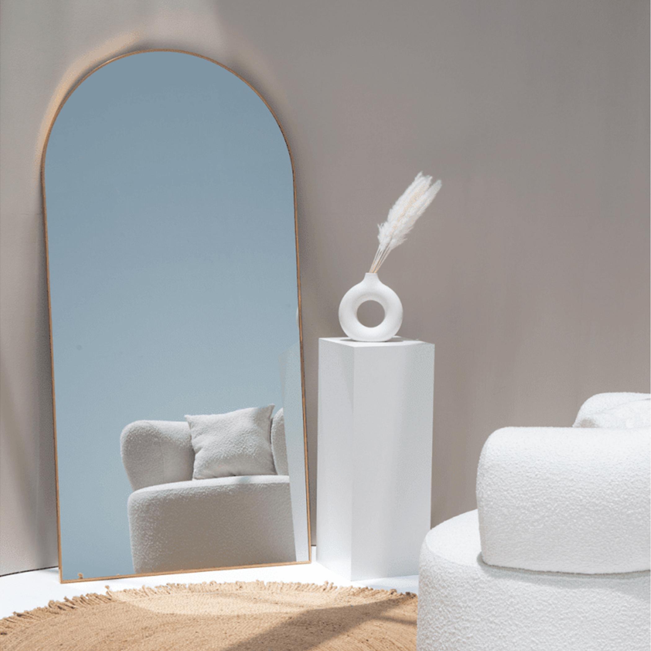 HomeKode Arch Full Length Floor Mirror - 180x90 cm