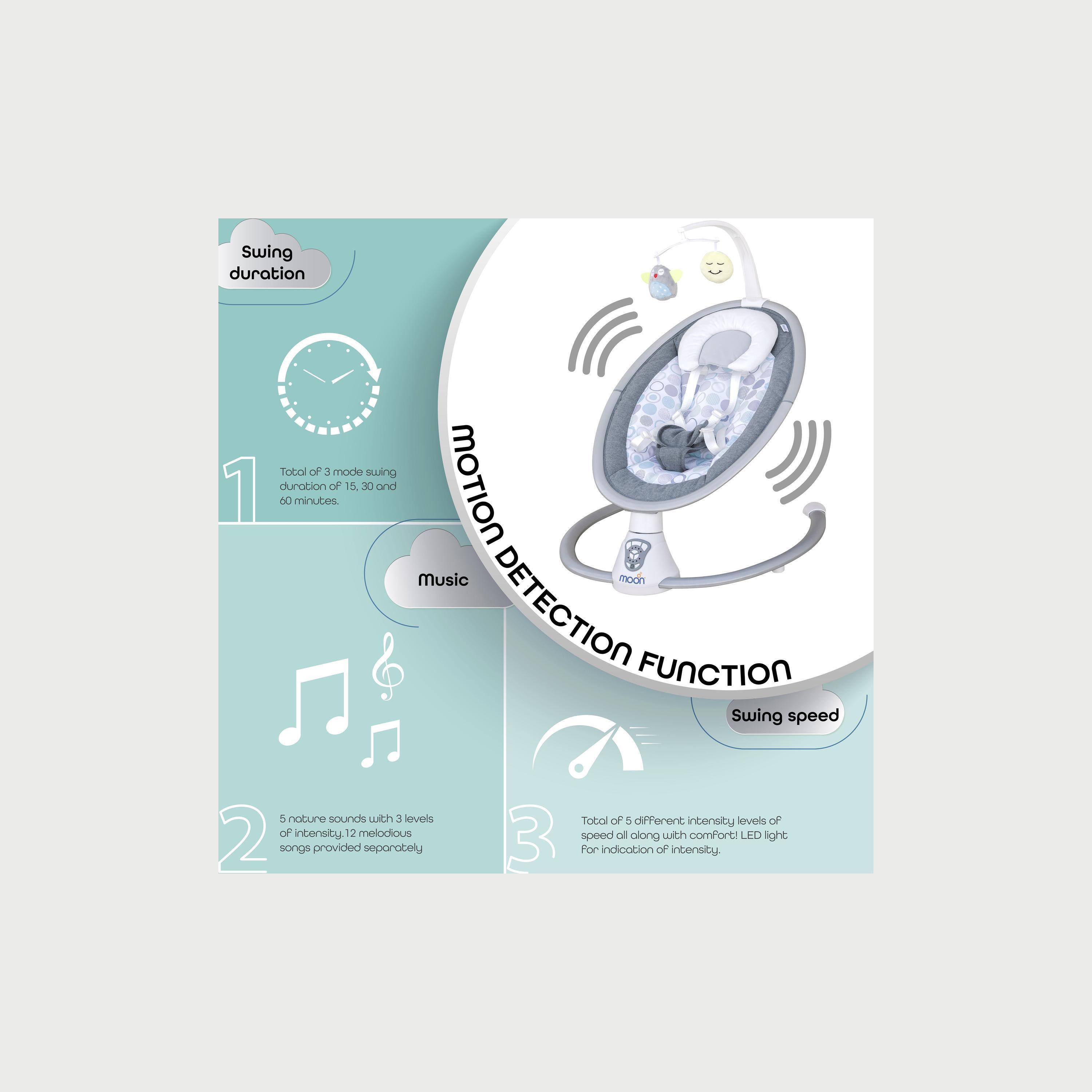 Moon Baby Swing with Music - Circle-baby-infantactivity-swings-image-3