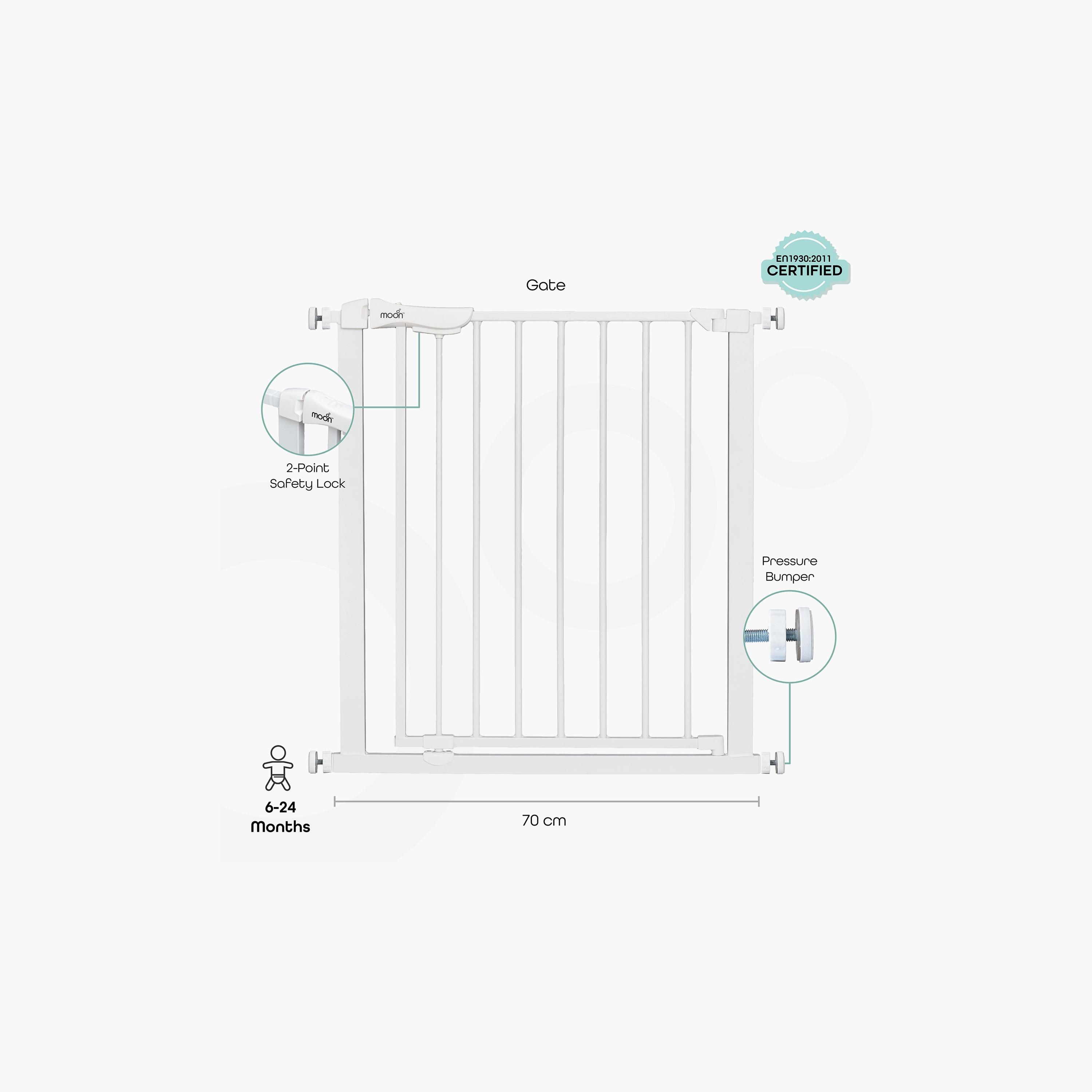 Moon 4-Piece Metal Safety Gate Kit-baby-healthandsafety-babyproofing-image-2