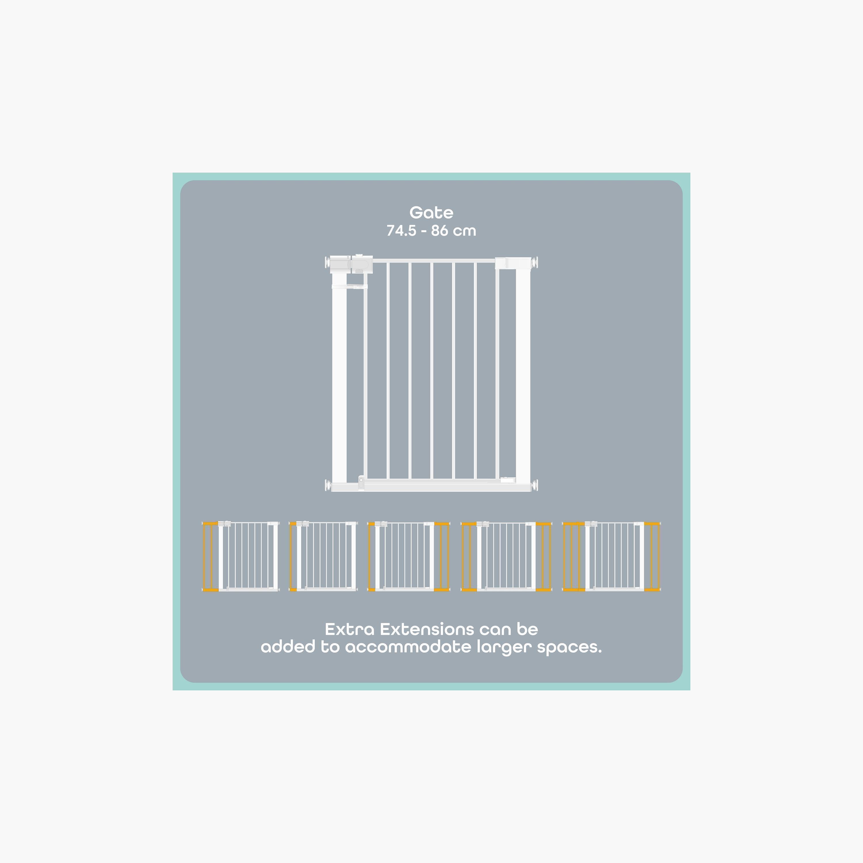 Moon 4-Piece Metal Safety Gate Kit-baby-healthandsafety-babyproofing-image-3