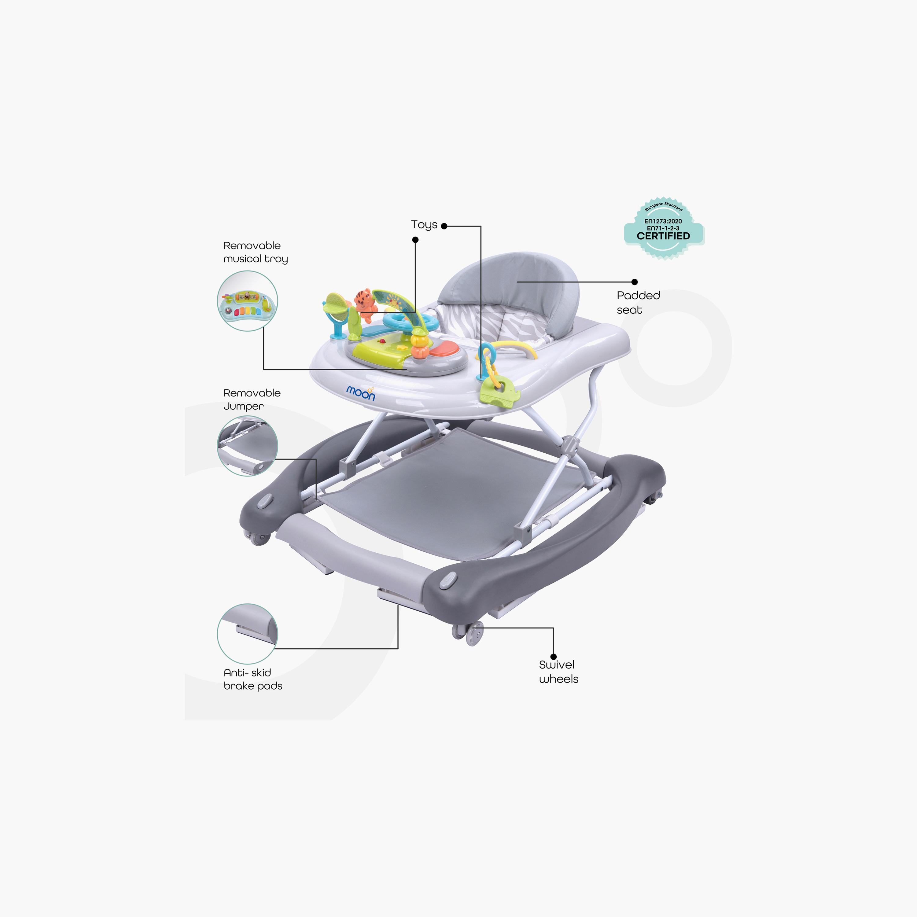 Moon Cruise 4-in-1 Walker - Grey-baby-infantactivity-walkers-image-2