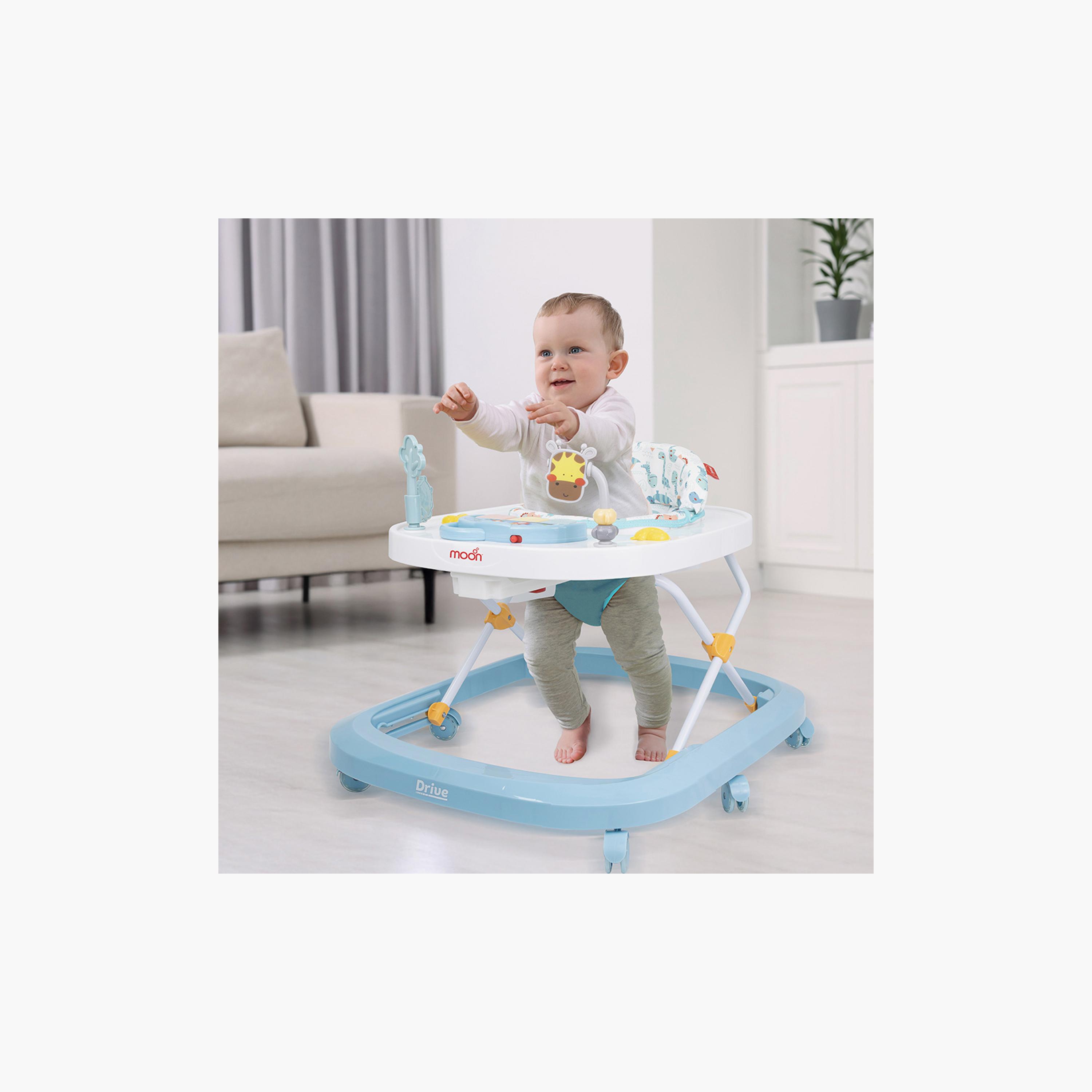 Moon Drive Walker with Removable Musical Tray - 6-18 Months - Blue Forest-baby-infantactivity-walkers-image-8