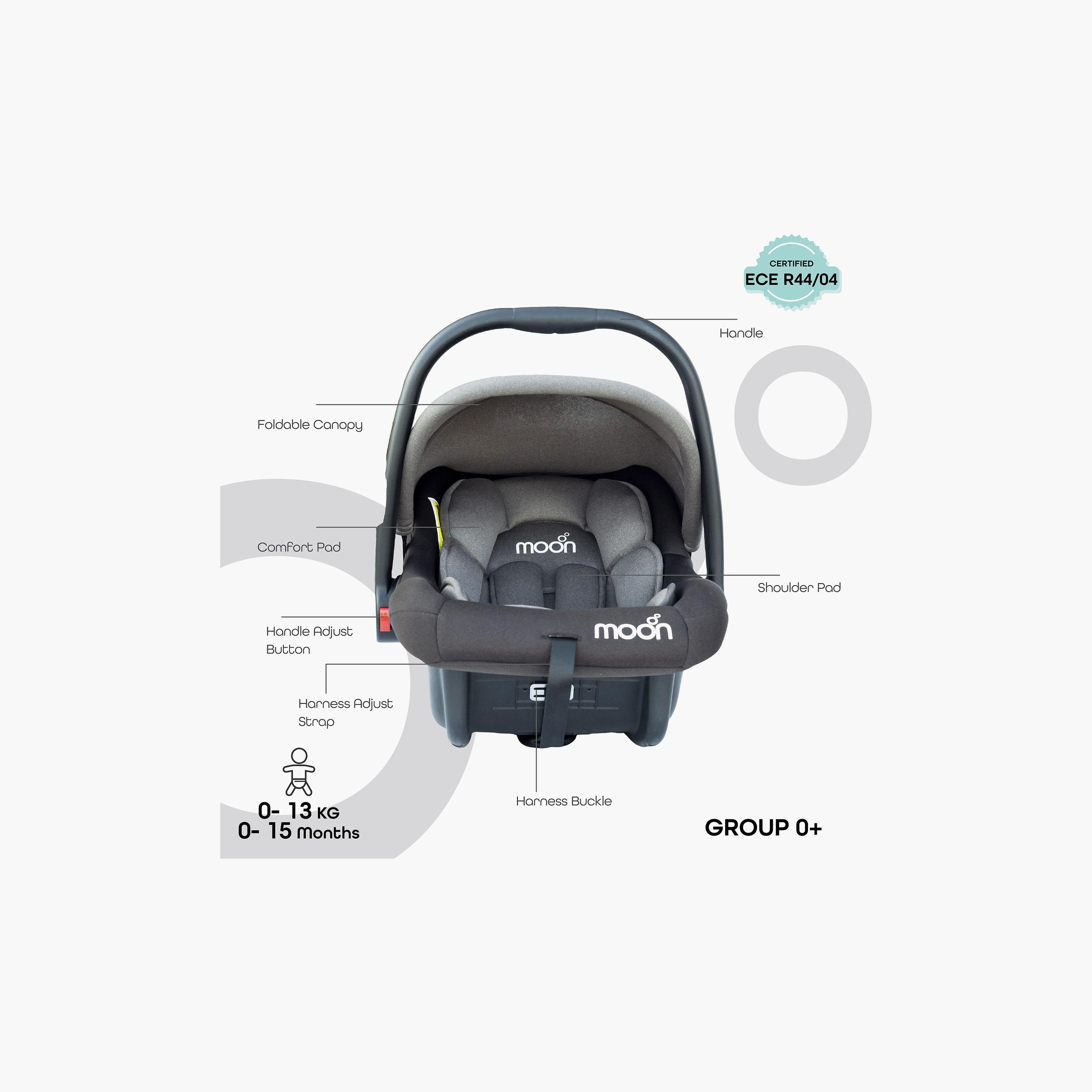 Moon Bibo Baby Carrier Car Seat, Brown-baby-gear-carseats-image-2