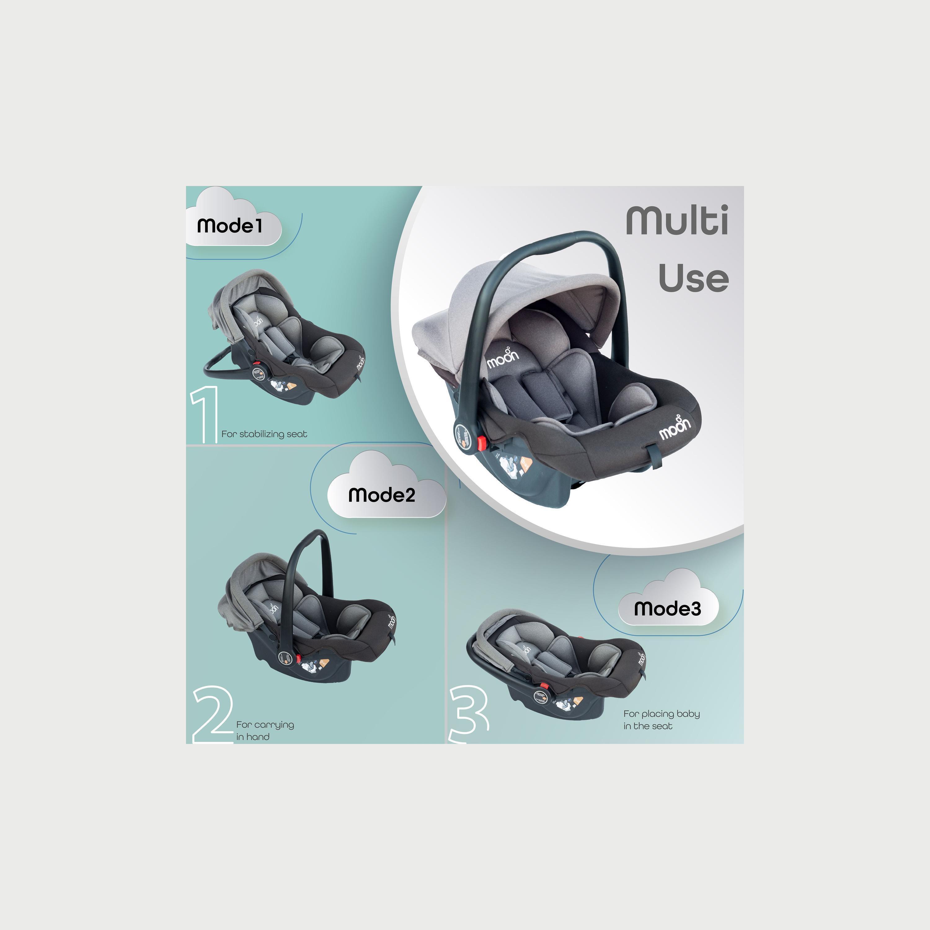 Moon Bibo Baby Carrier Car Seat, Brown-baby-gear-carseats-image-3