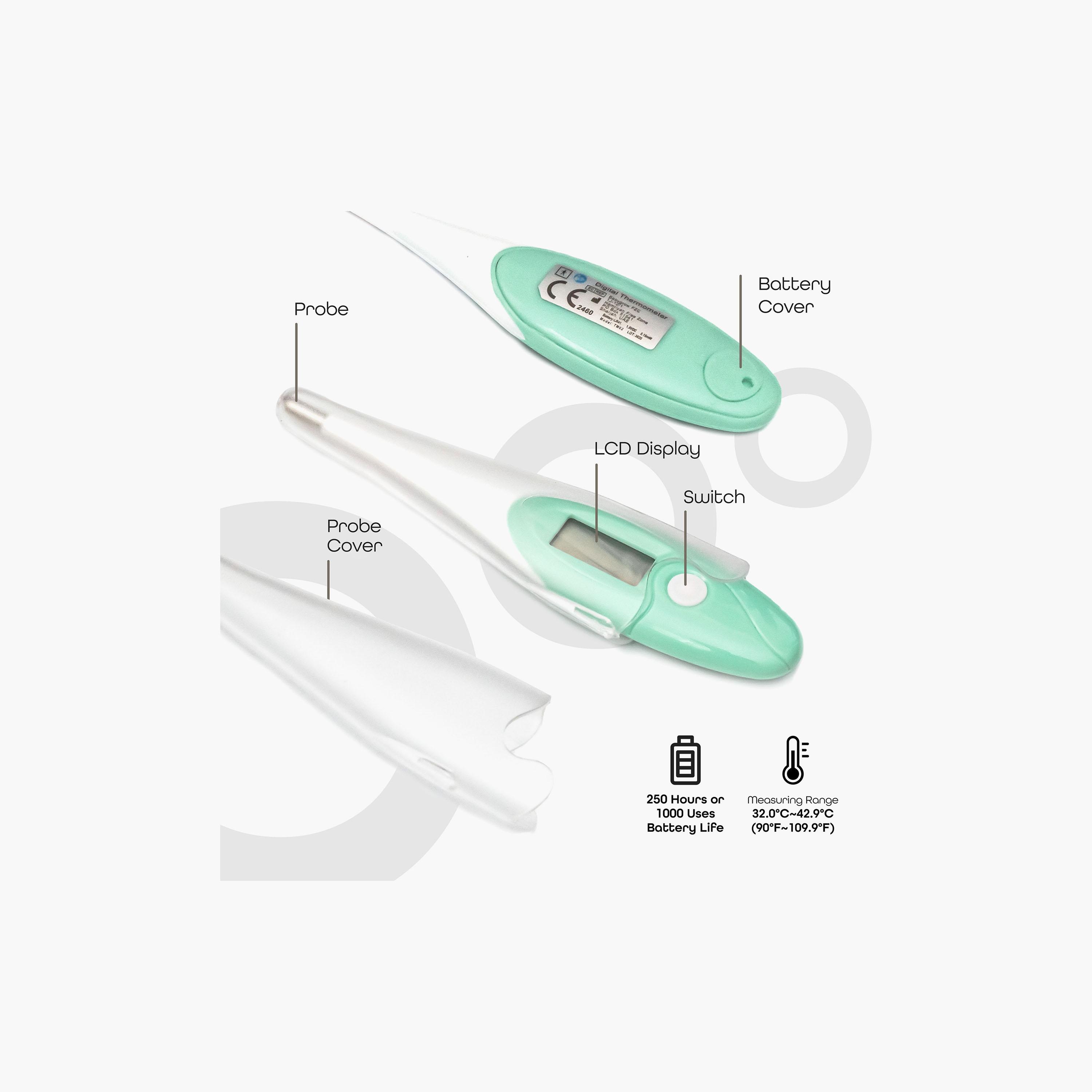 ميزان الحرارة الرقمي LCD للجسم أطفال و كبار من موون-baby-healthandsafety-thermometersandaspirators-image-3