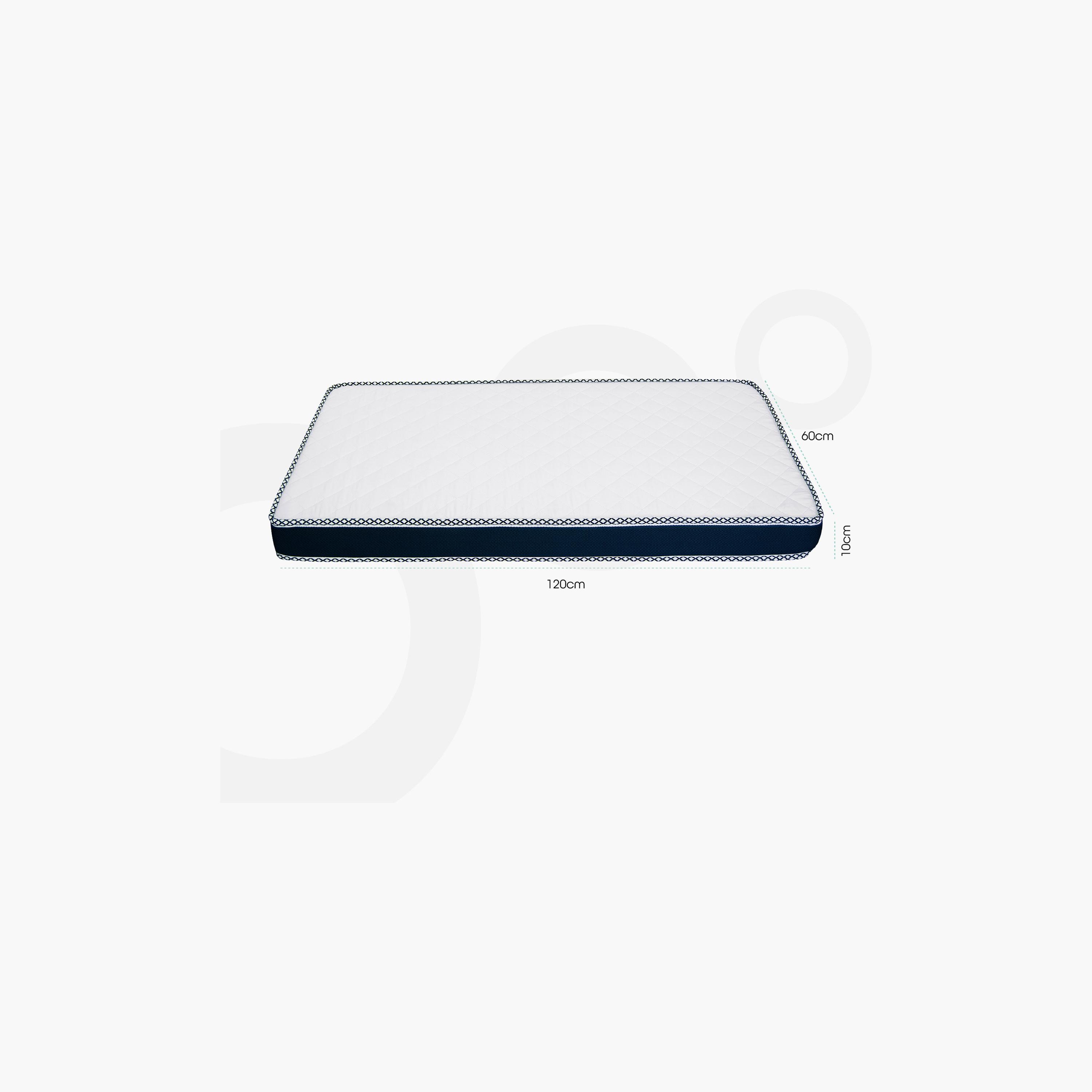 Moon Hypoallergic Breathable Fabric Mattress - 60 x 120 cm-baby-nursery-mattresses-image-2