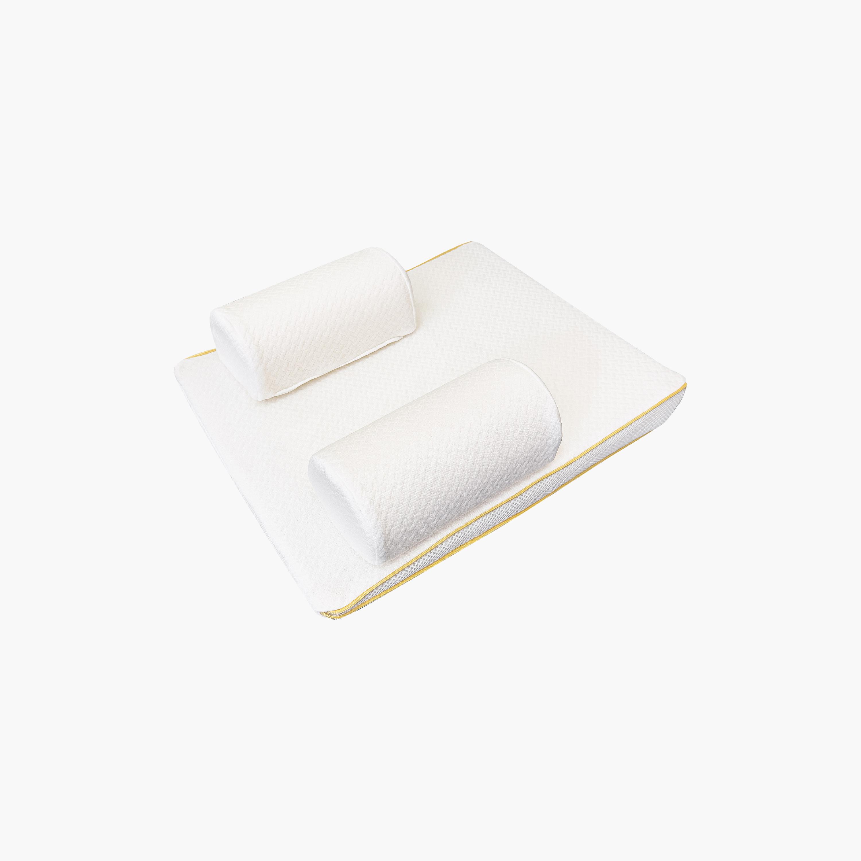 Moon Organic Easy And Breathable Sleep Positioner - White - 0 Months+-baby-feeding-breastfeedingandcare-image-1