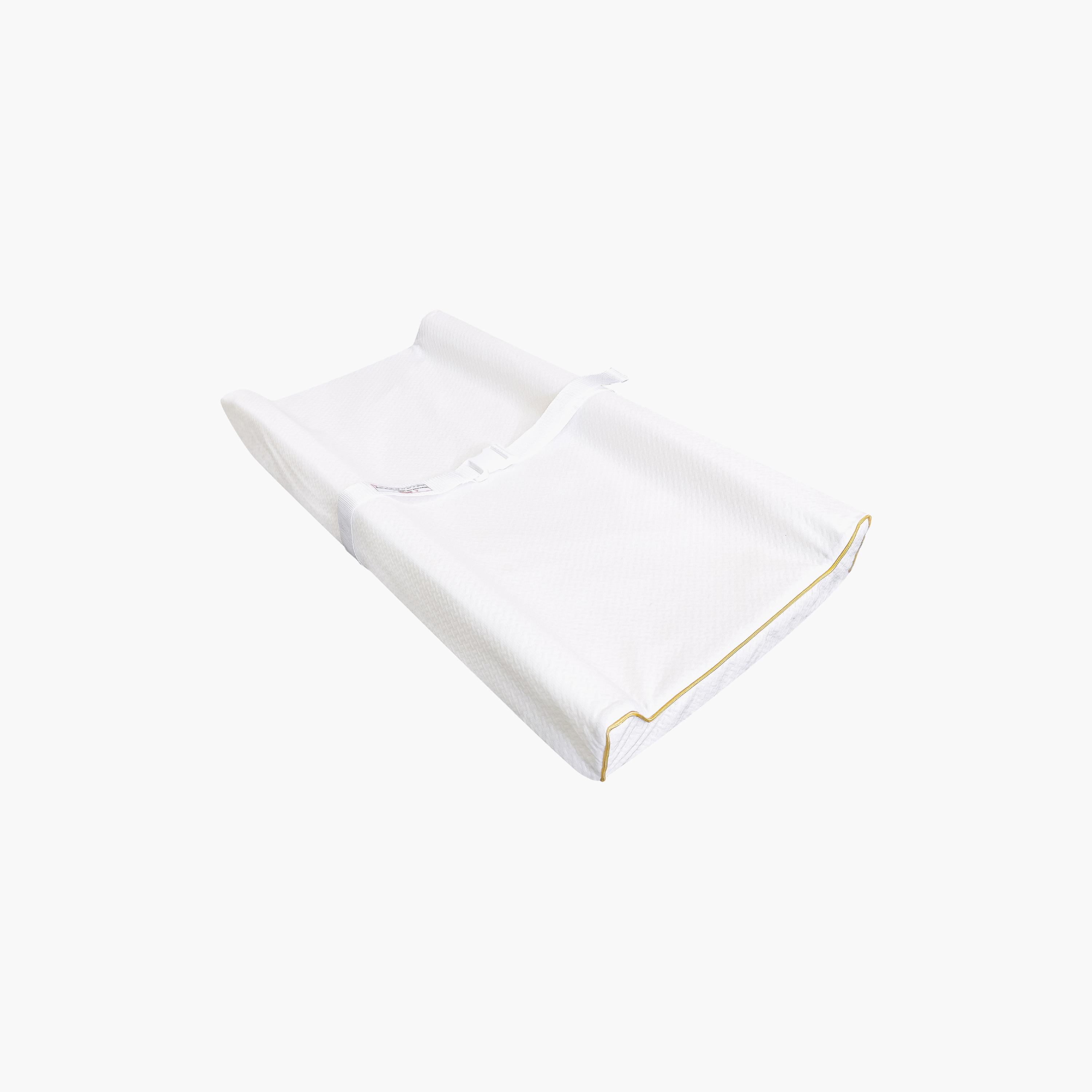 Moon Organic Cotton Changing Mat - White-baby-diapering-changingmats-image-1