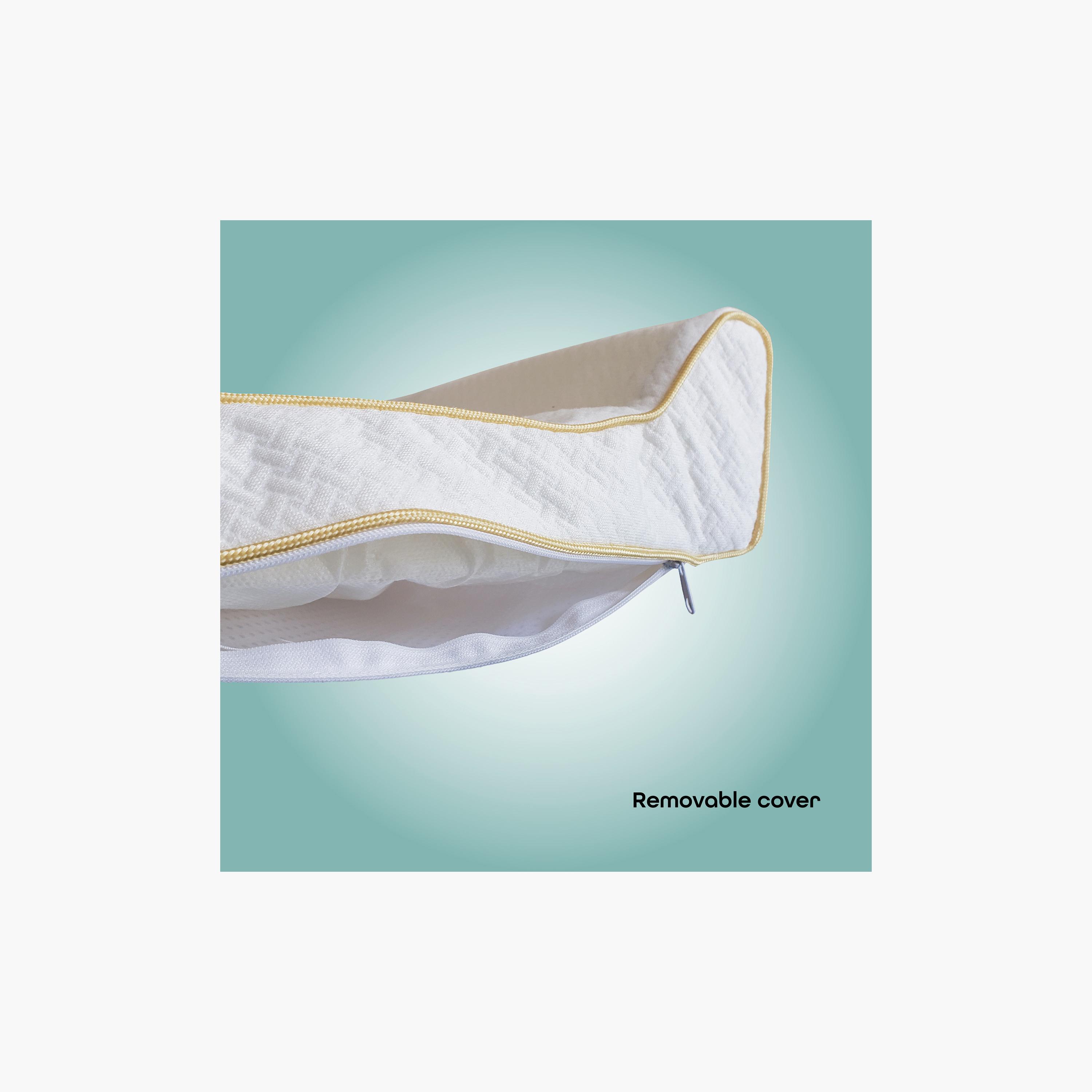 Moon Organic Cotton Changing Mat - White-baby-diapering-changingmats-image-4
