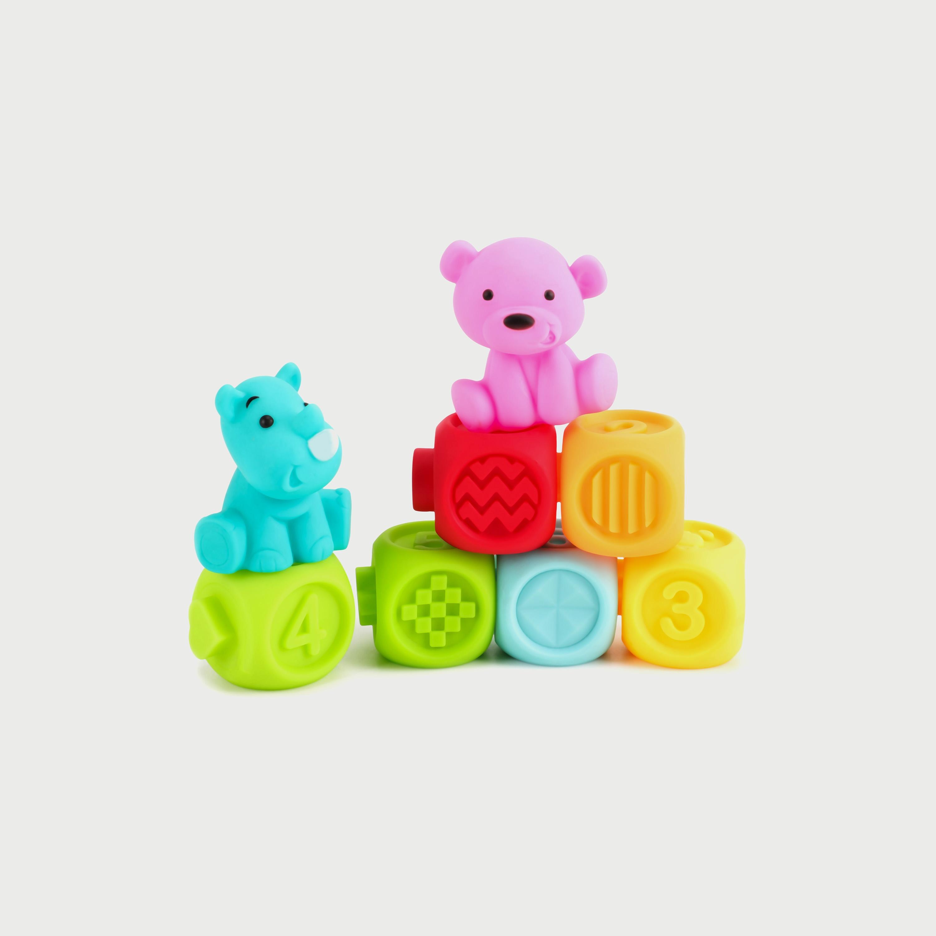 لعب اطفال مكعبات تعلم الحيوان من موون-toys-buildingblocks-blocks-image-1