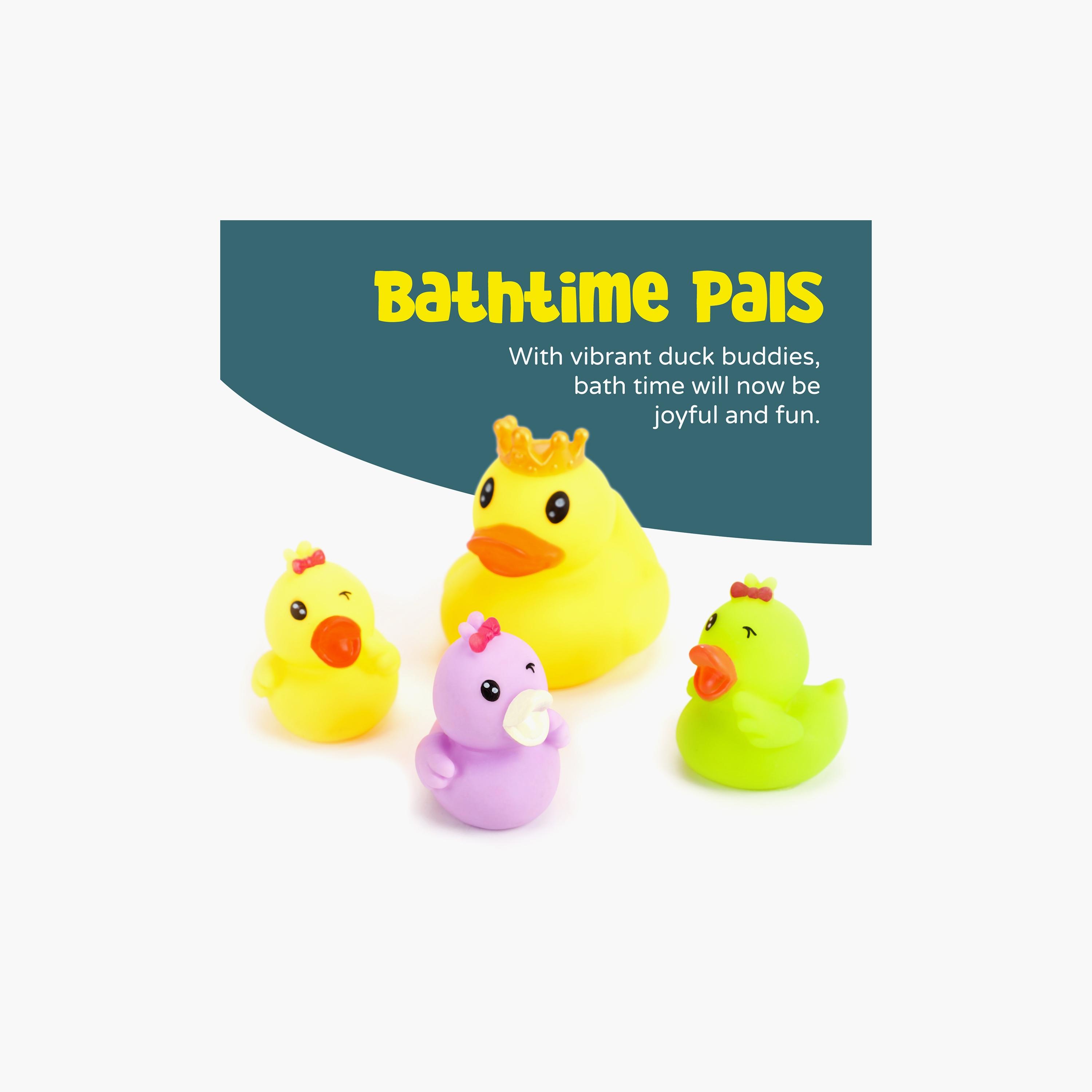 مجموعة عائلة البطة العائمة من موون -toys-babyandtoddlertoys-bathtoys-image-4