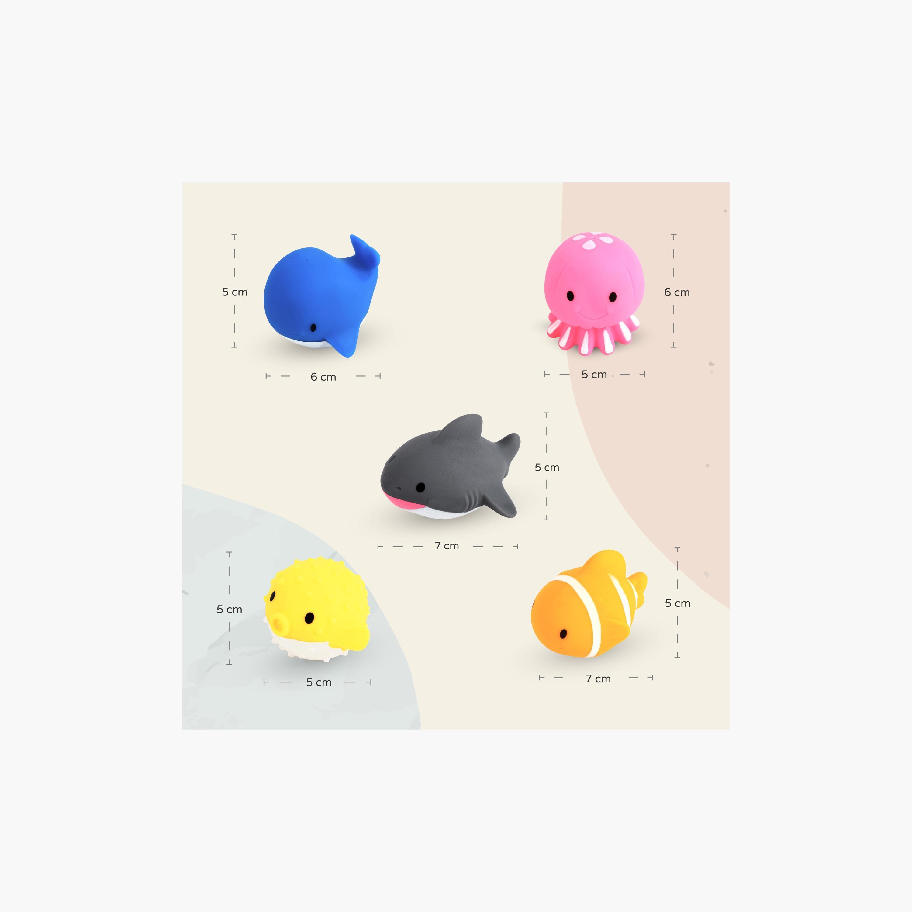 Moon 5-Piece Baby Aquatic Life Characters Toys-toys-playfigures-animals-image-4