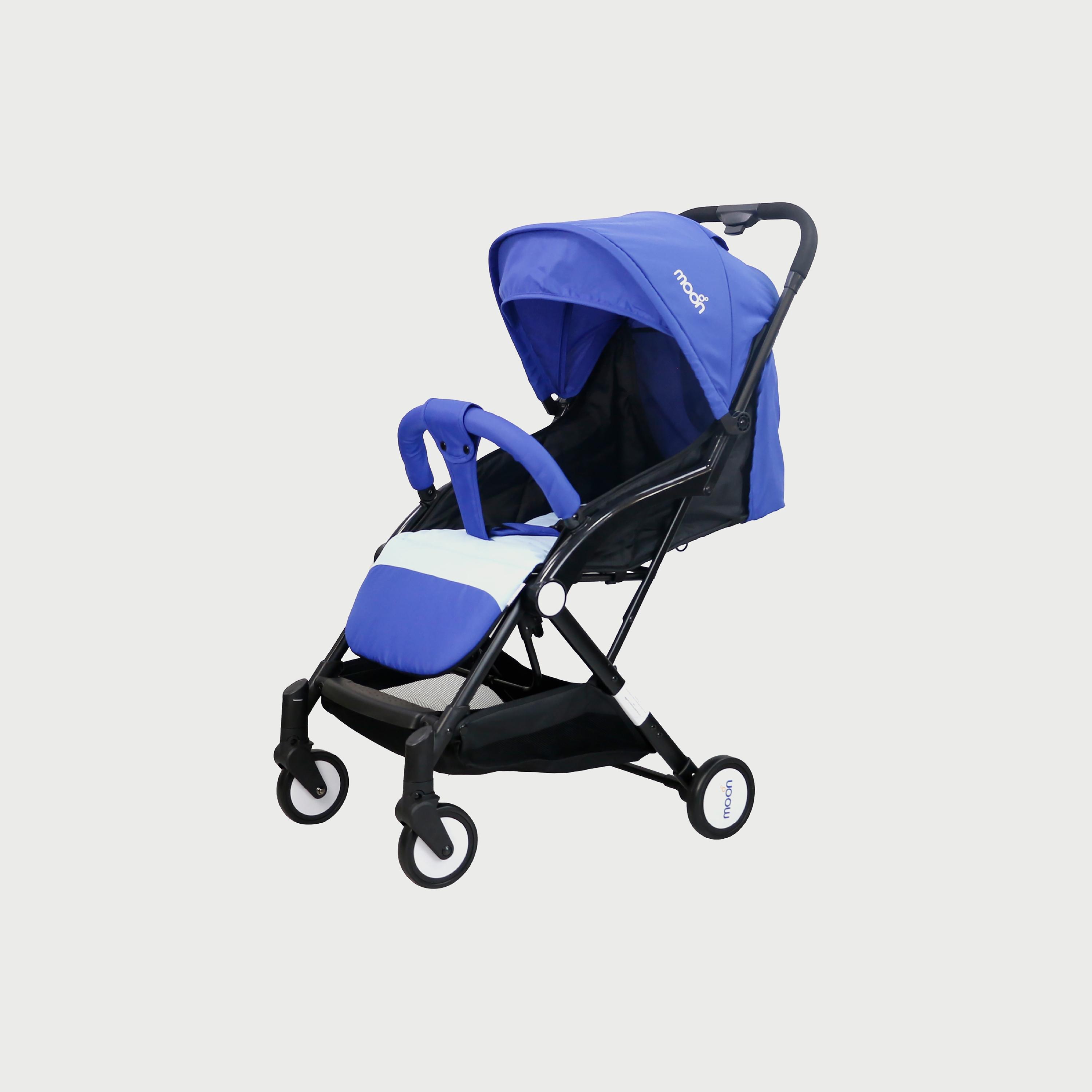 Moon Travel-Lite Cabin Stroller - Royal Blue-baby-gear-strollersandprams-strollers-image-1