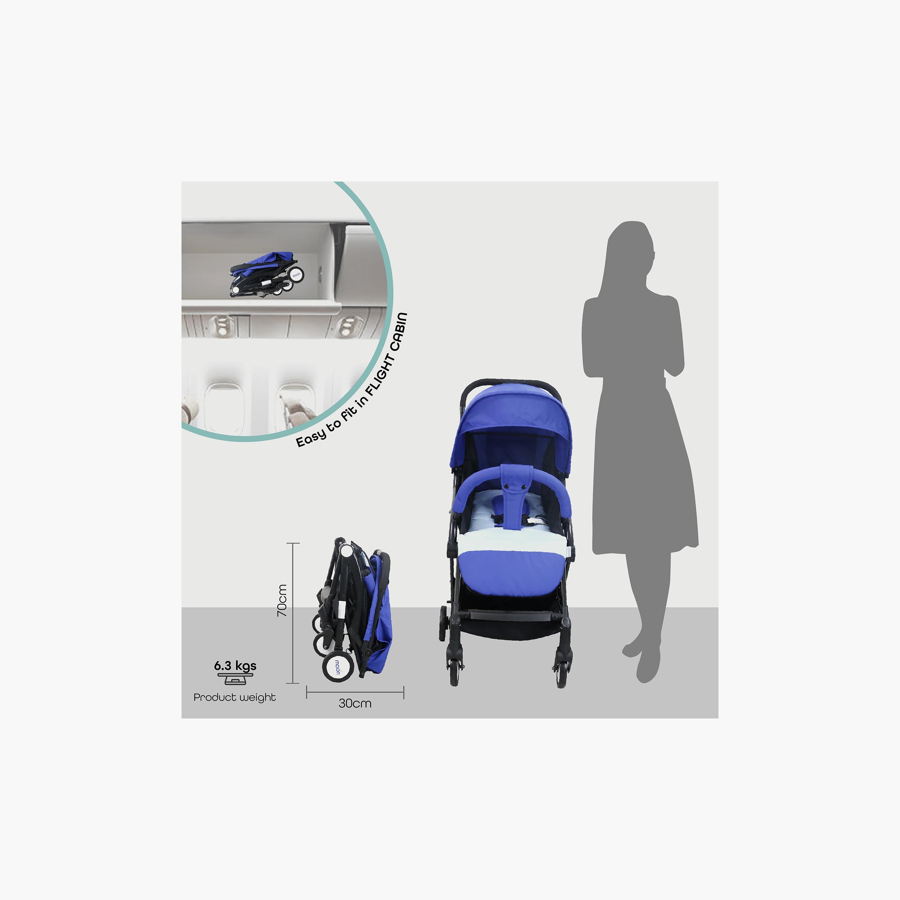 Moon Travel-Lite Cabin Stroller - Royal Blue-baby-gear-strollersandprams-strollers-image-5
