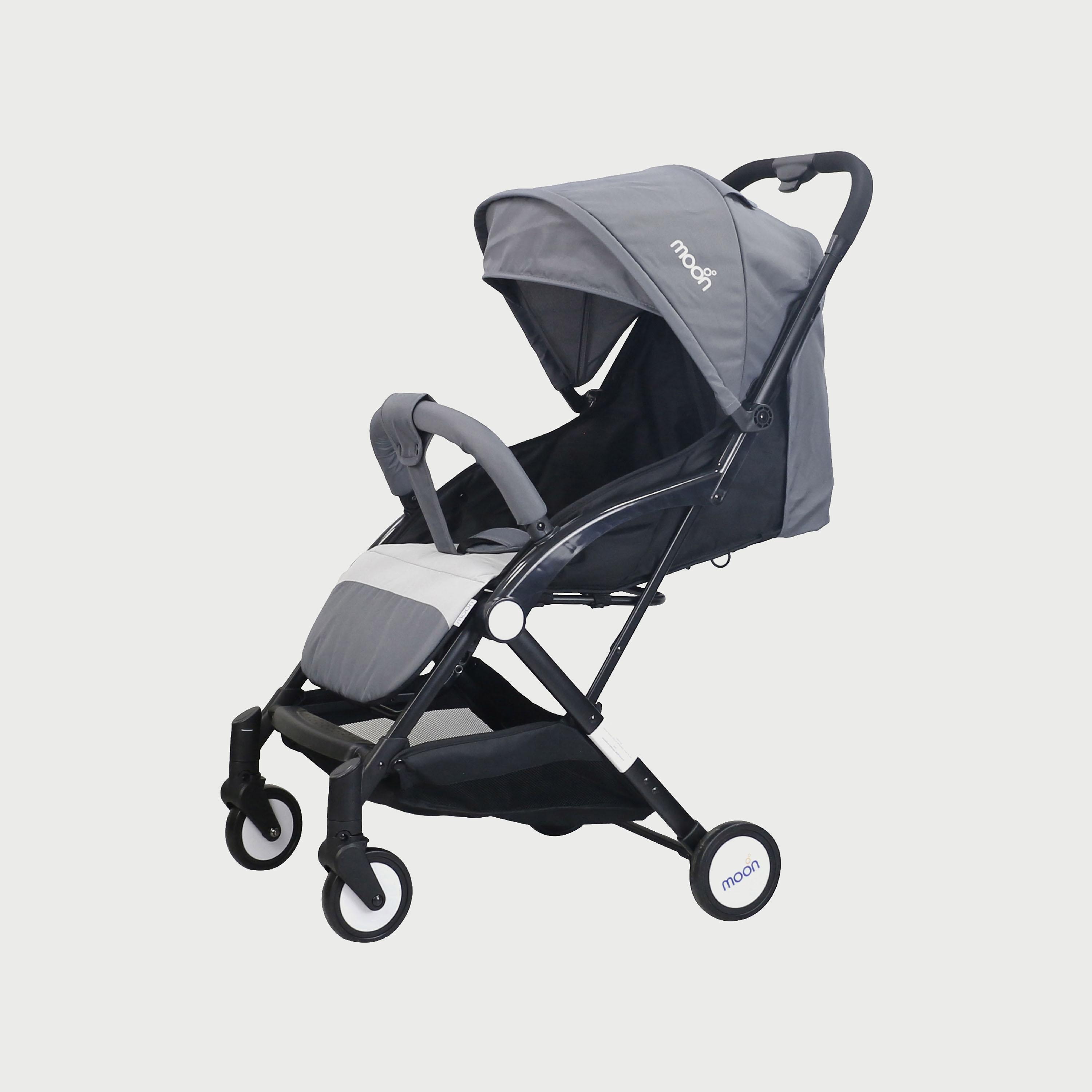 Moon Travel-Lite Stroller, Mid Grey-baby-gear-strollersandprams-strollers-image-1
