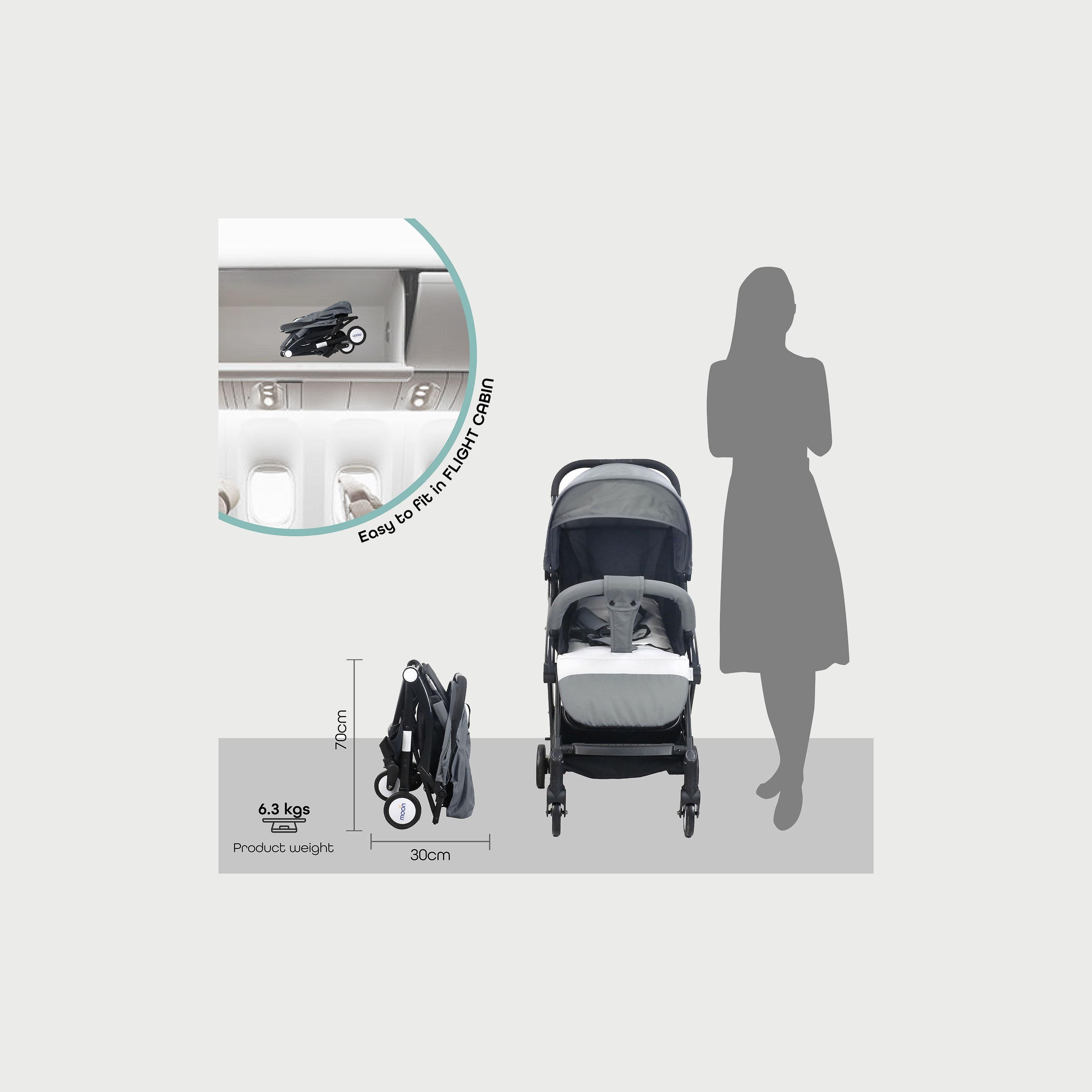 Moon Travel-Lite Stroller, Mid Grey-baby-gear-strollersandprams-strollers-image-4