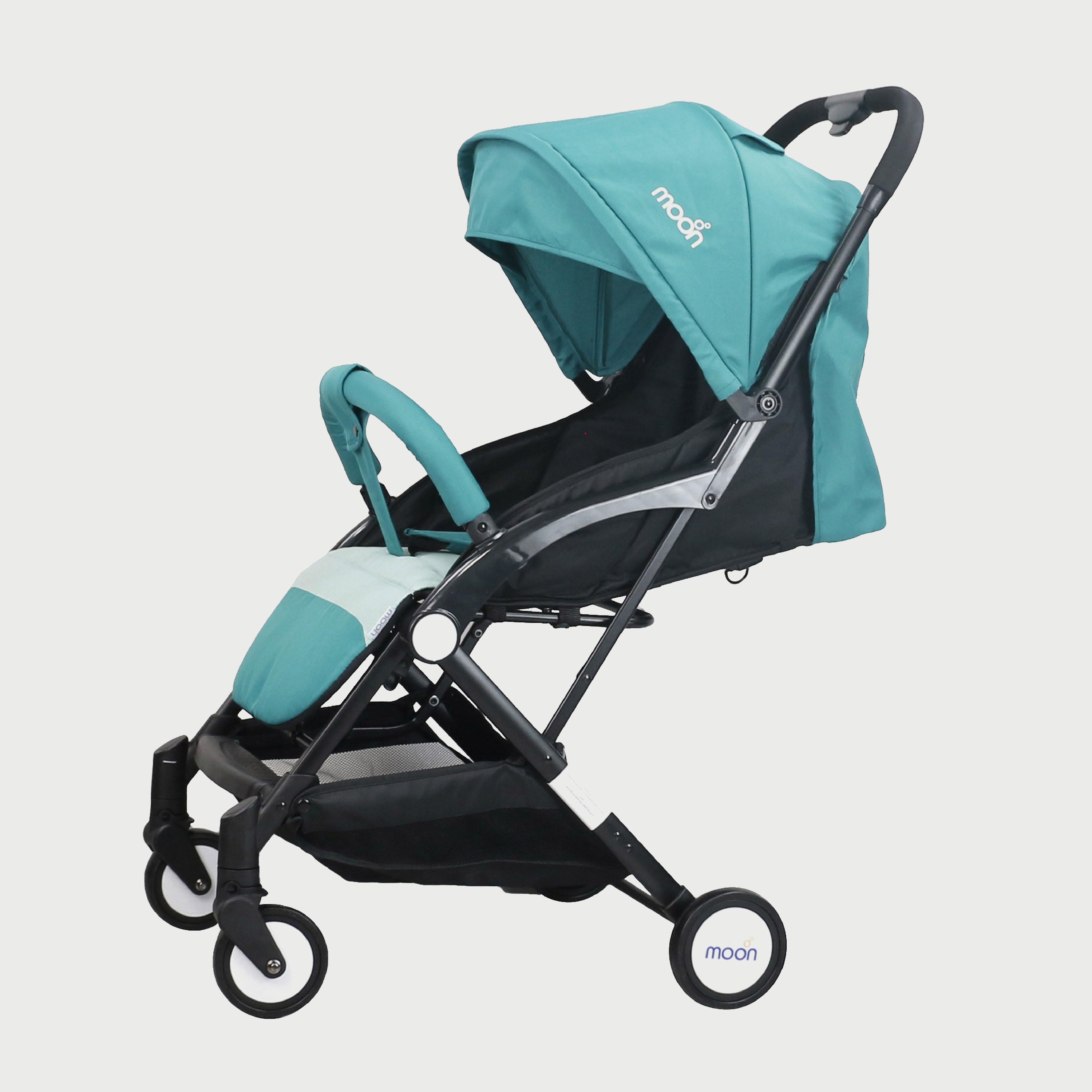Moon Travel-Lite Cabin Stroller - Sea Blue-baby-gear-strollersandprams-strollers-image-1