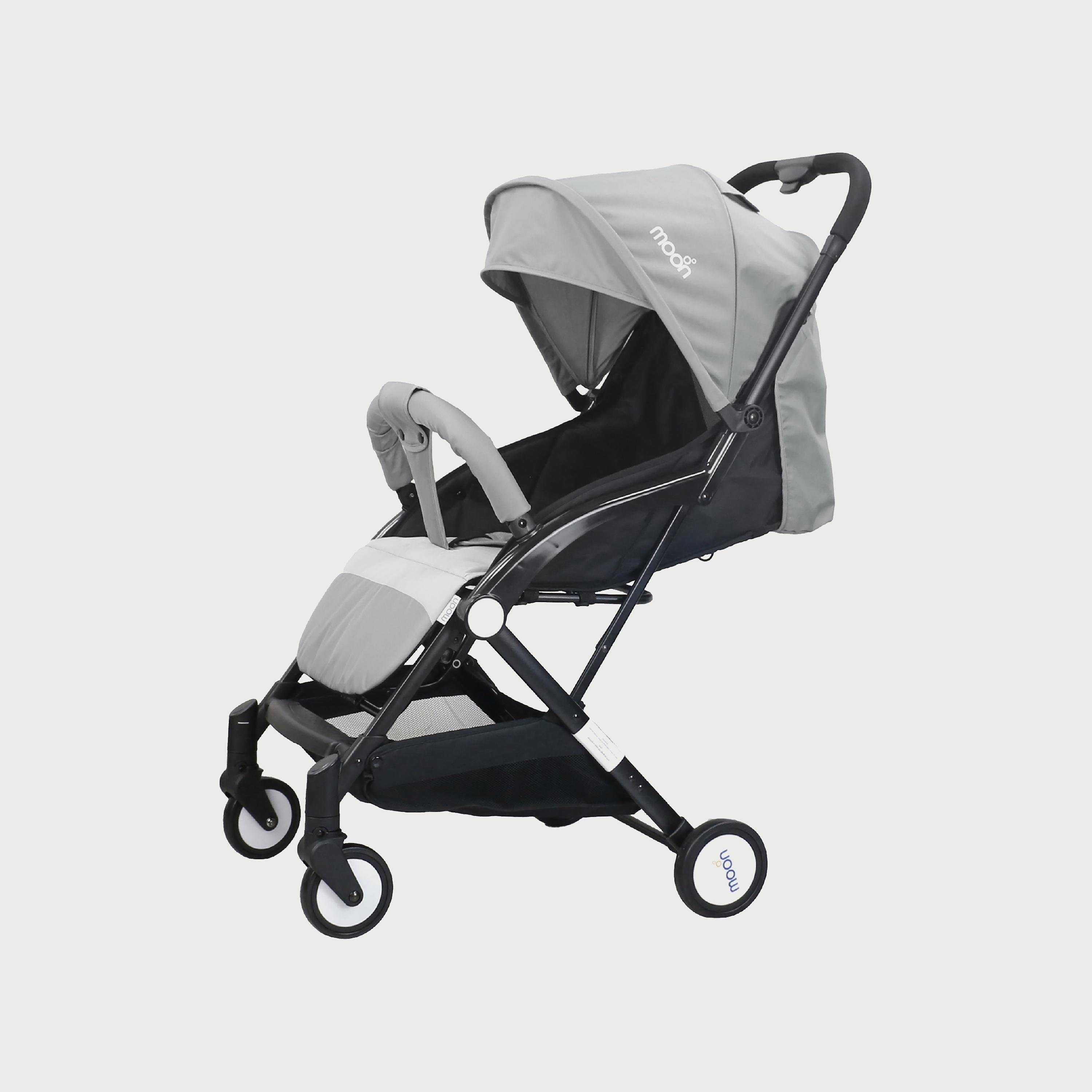 Moon Travel-Lite Stroller, Cool Grey-baby-gear-strollersandprams-strollers-image-1