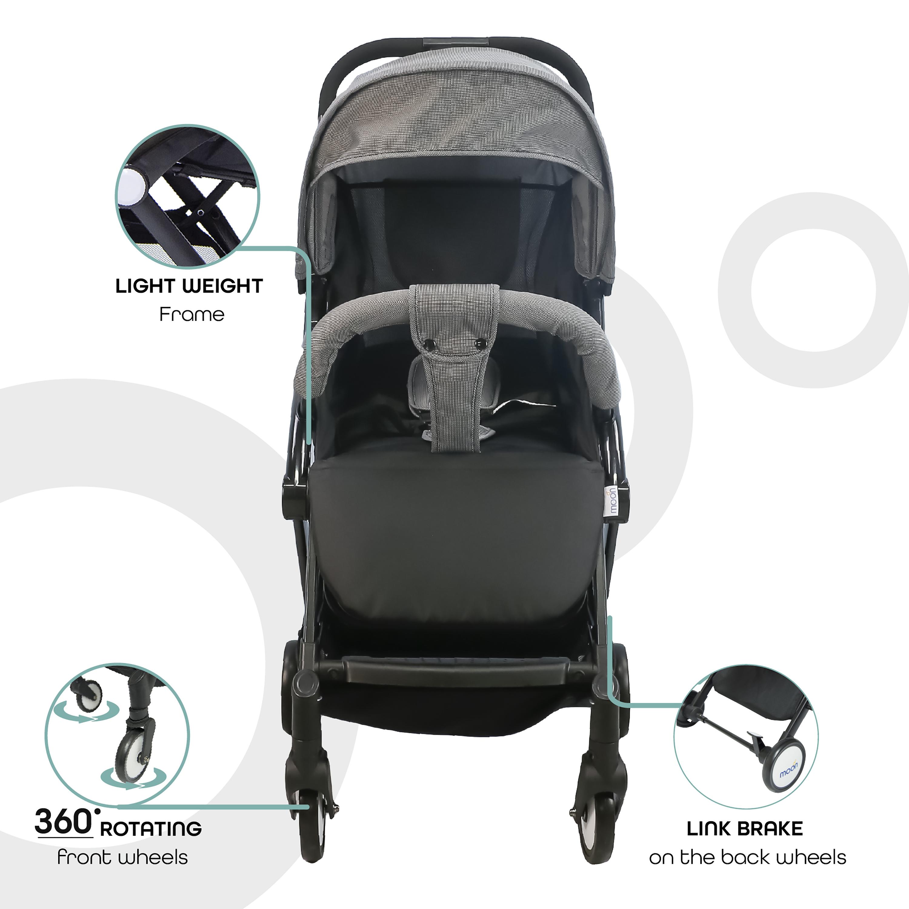 عربة أطفال ترافيل لايت من موون، رمادي نقاط-baby-gear-strollersandprams-strollers-image-3