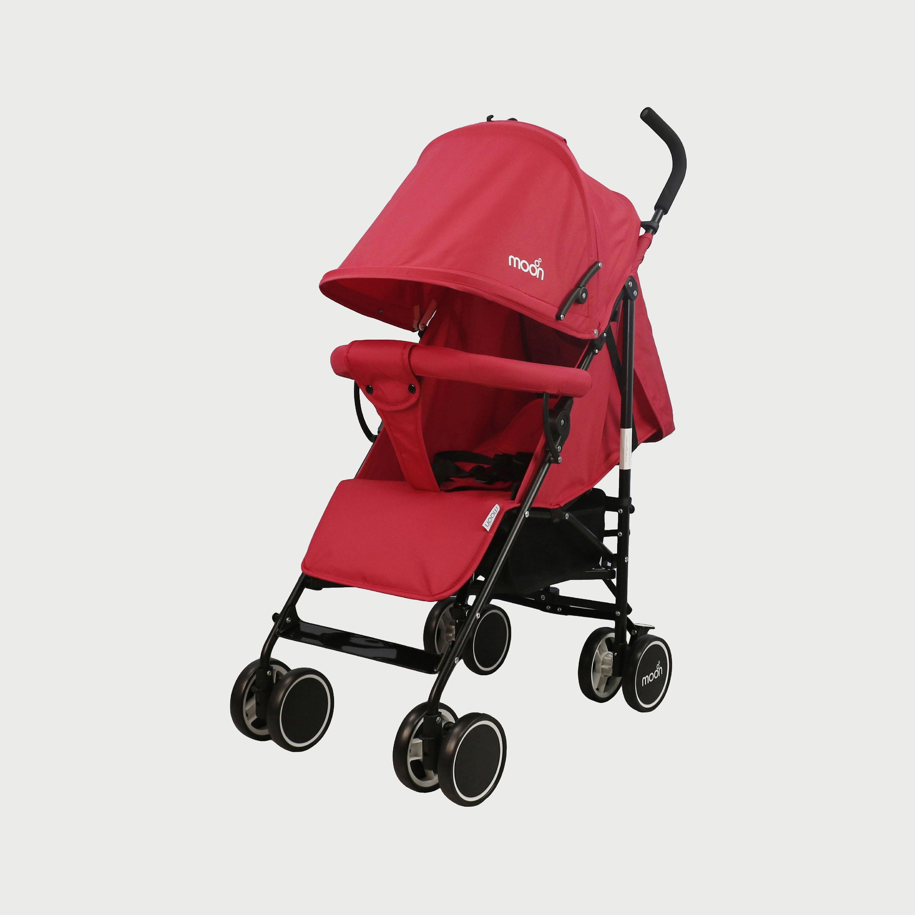 عربة أطفال خفيفة الوزن للتنقل نيو بلس من موون، أحمر
-baby-gear-strollersandprams-strollers-image-1