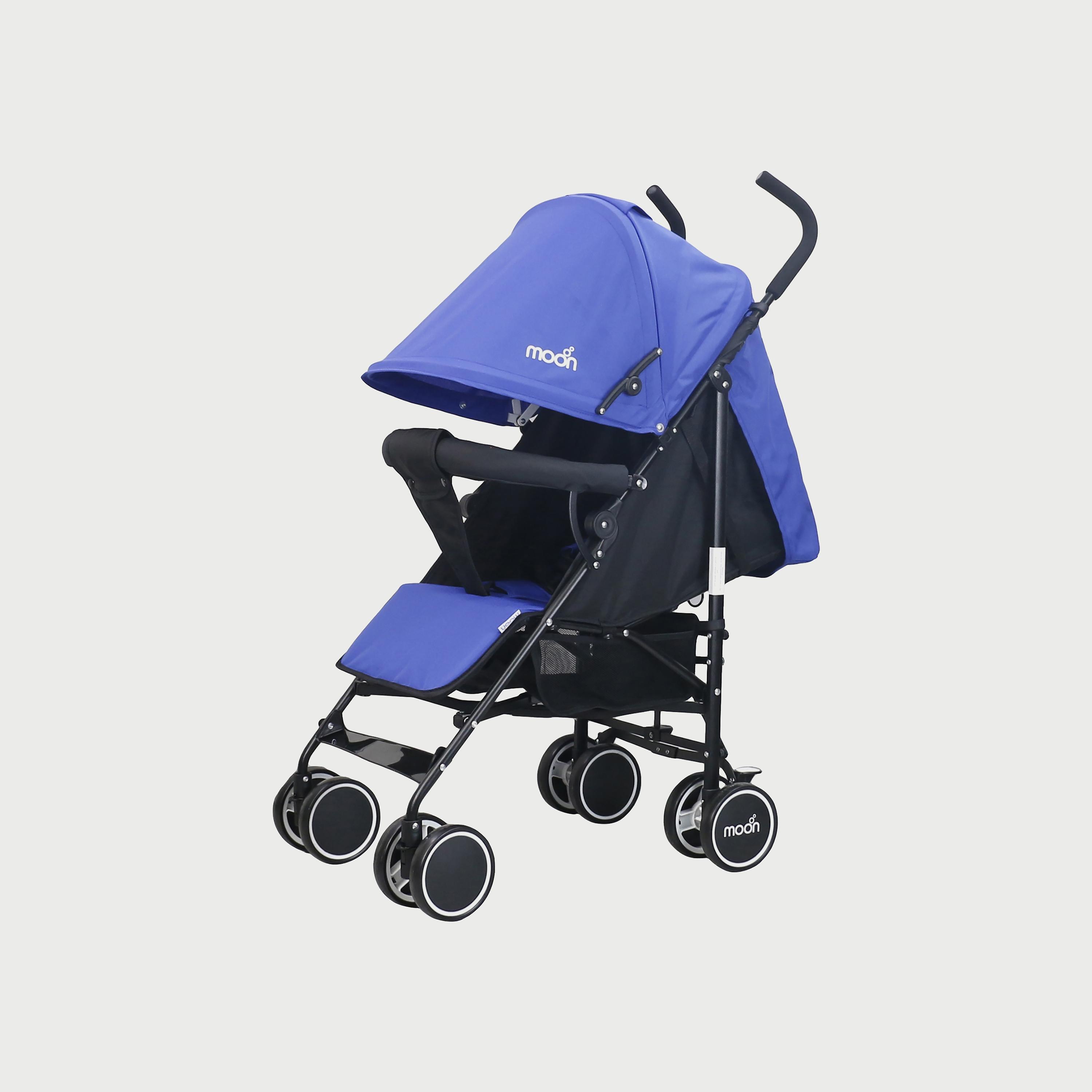 Moon Neo Plus Light Weight Travel Stroller, Royal Blue-baby-gear-strollersandprams-strollers-image-1