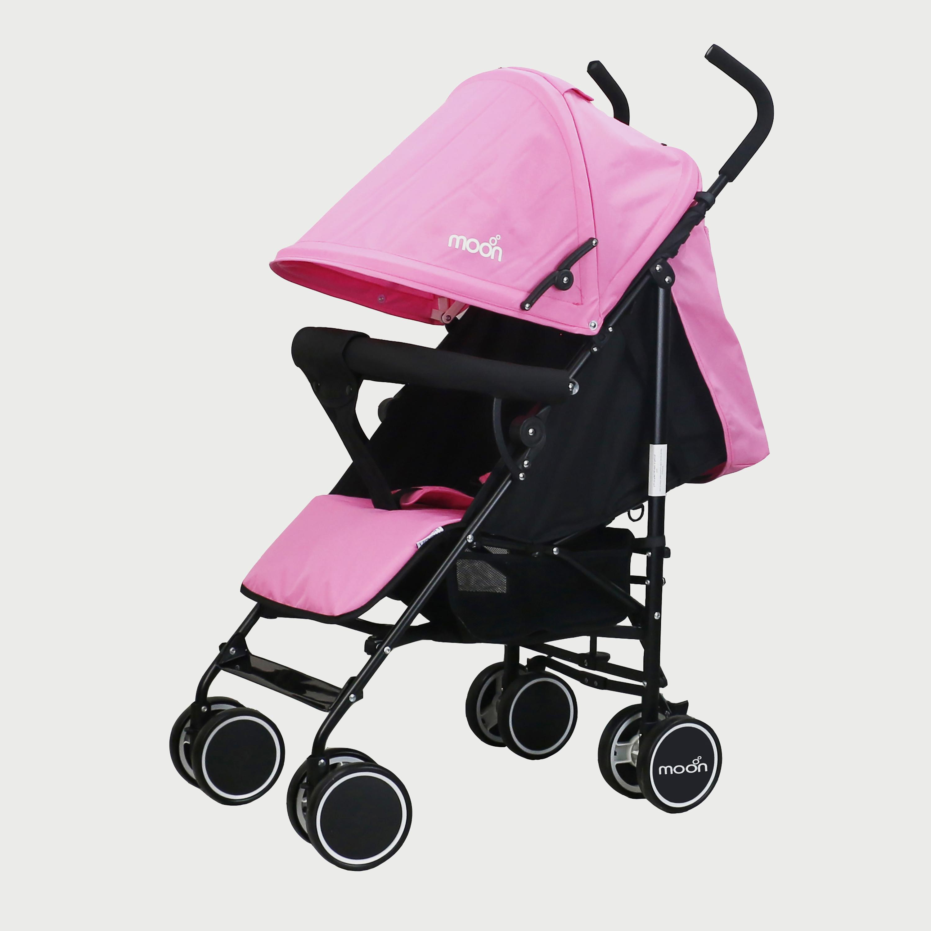 Moon Neo Plus Light Weight Travel Stroller, Pink-baby-gear-strollersandprams-strollers-image-1