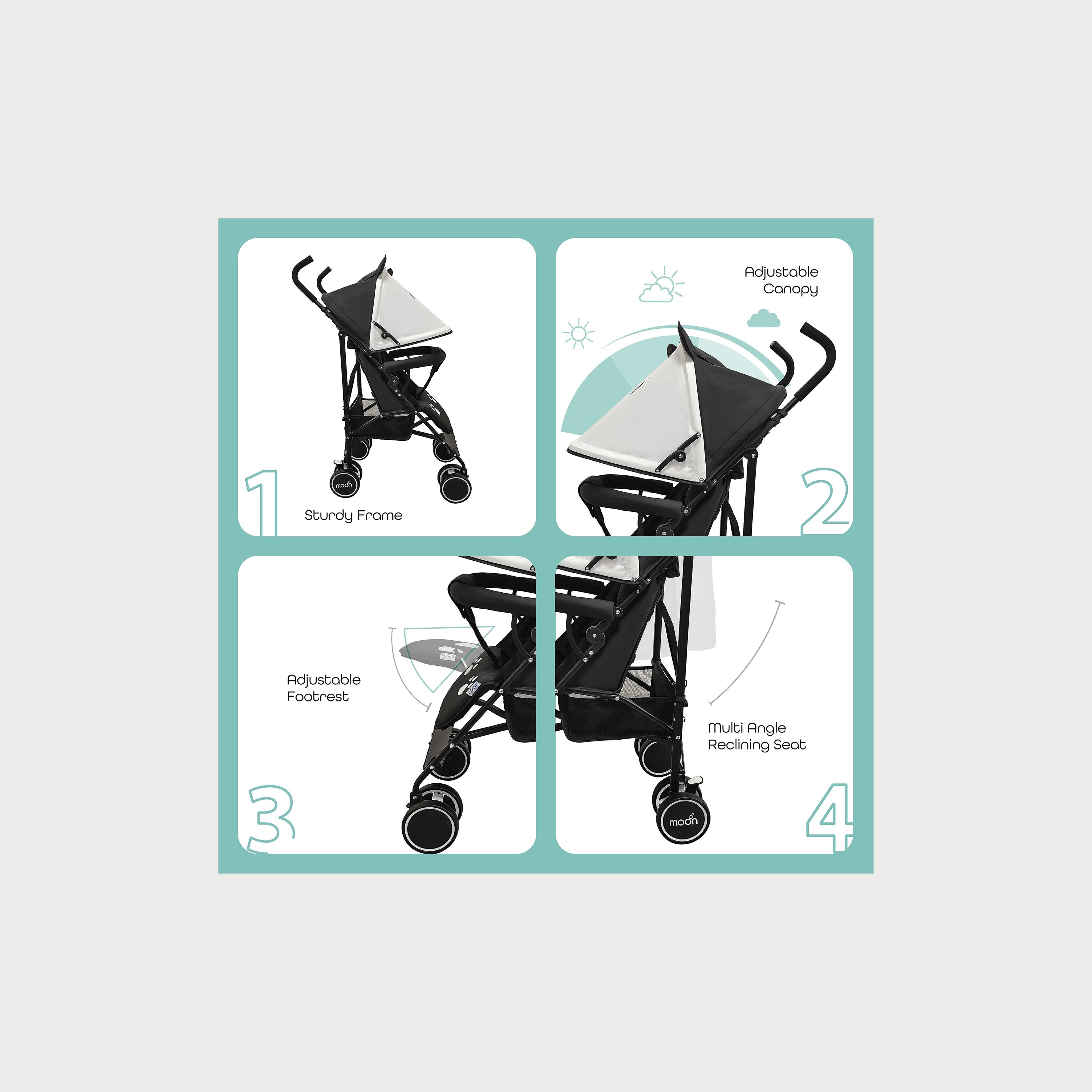 Moon Safari Animal-Themed Umbrella Stroller, Panda-baby-gear-strollersandprams-strollers-image-2