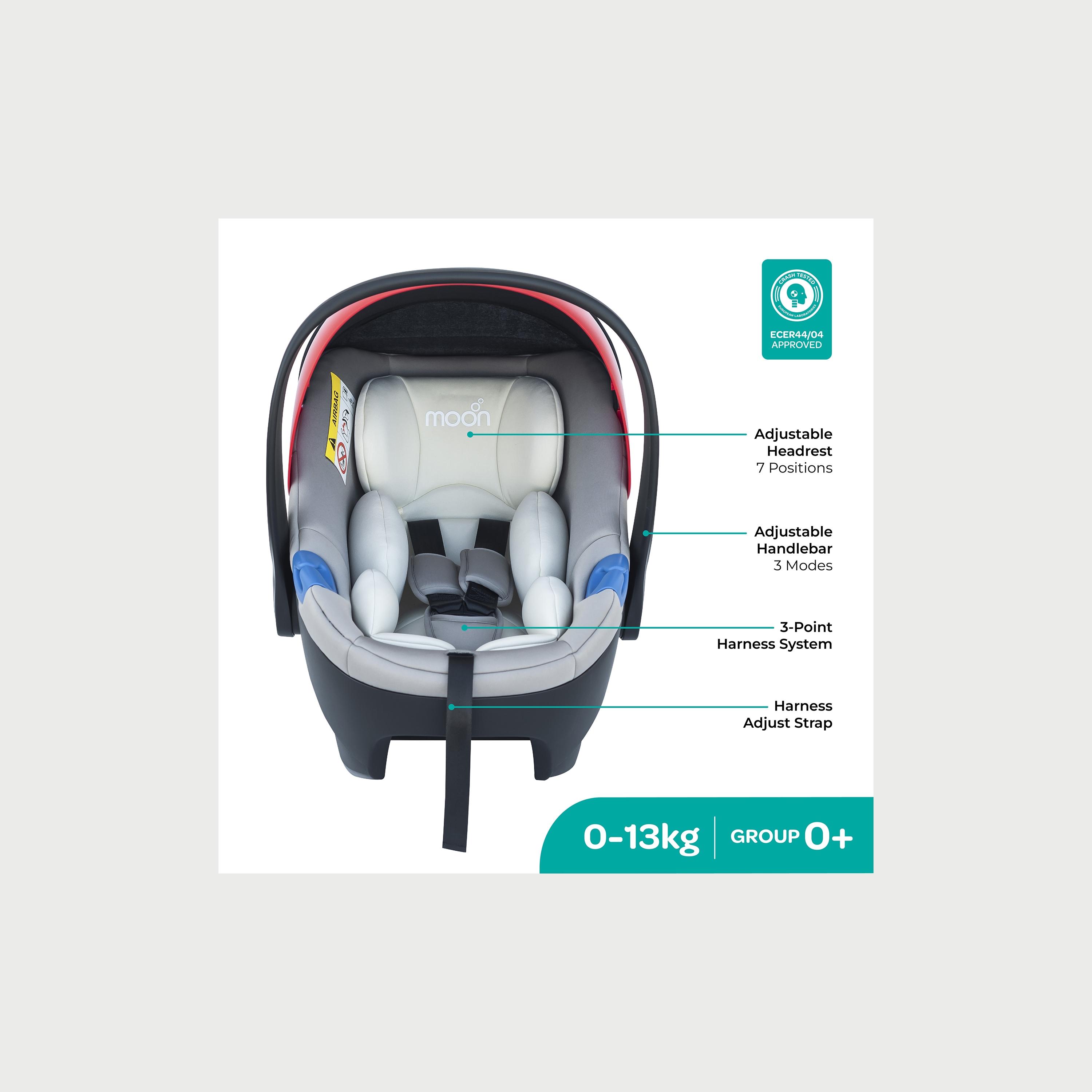 Moon Bibo Max Carrier Car Seat - Dark Grey-baby-gear-carseats-image-2
