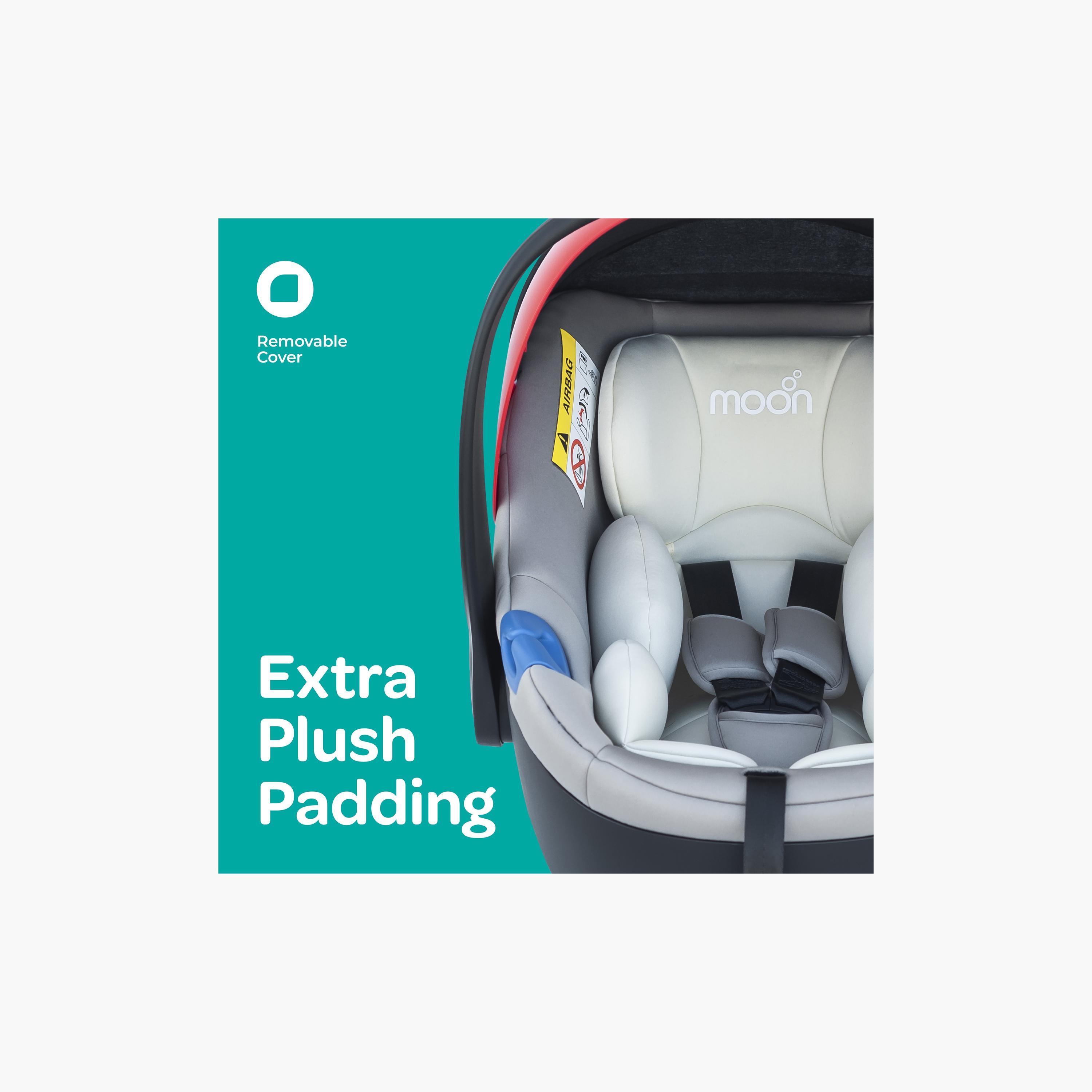 Moon Bibo Max Carrier Car Seat - Dark Grey-baby-gear-carseats-image-3