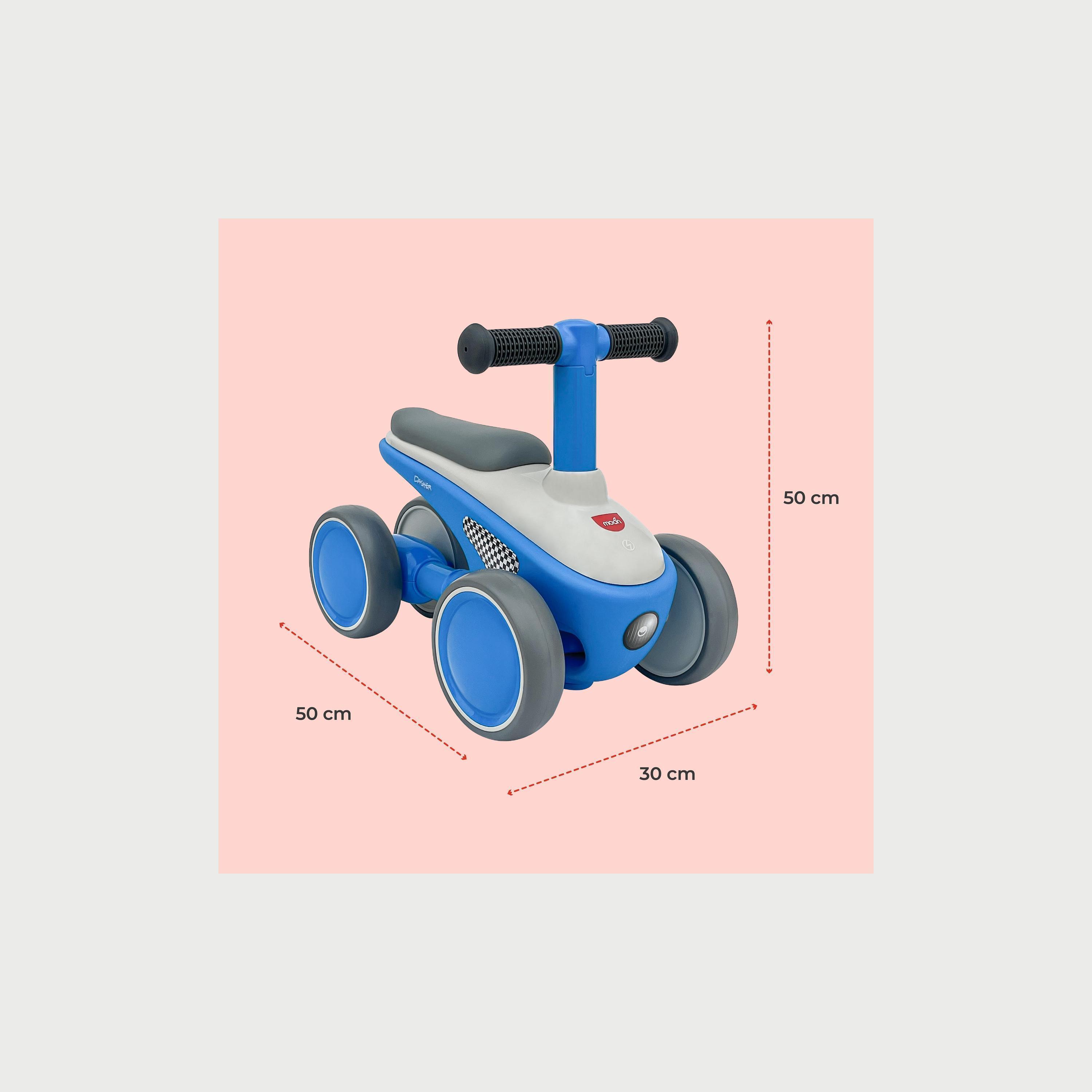 Moon Dasher Kids' Balance Ride-On Bike - Blue-toys-outdoor-scooters-image-5