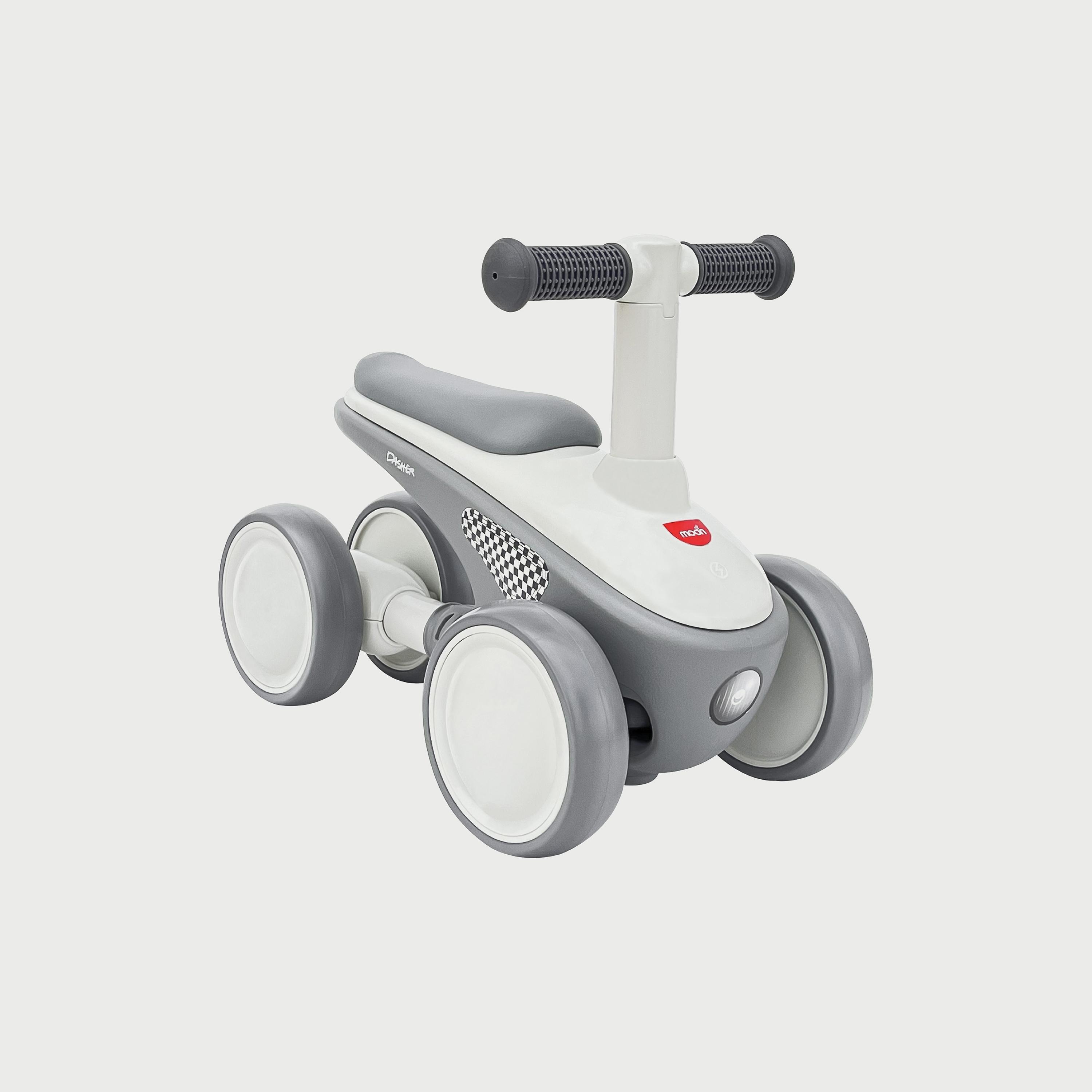 درّاجة للأطفال داشر من مون - رمادي-toys-outdoor-scooters-image-1